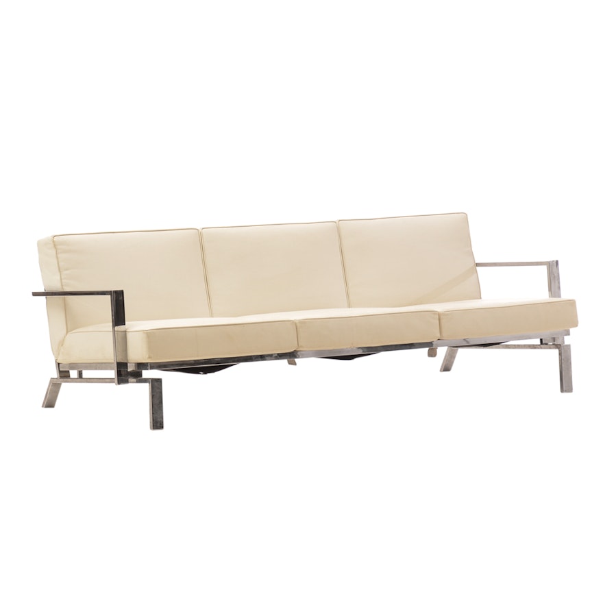 Modern White Sofa by Innovation