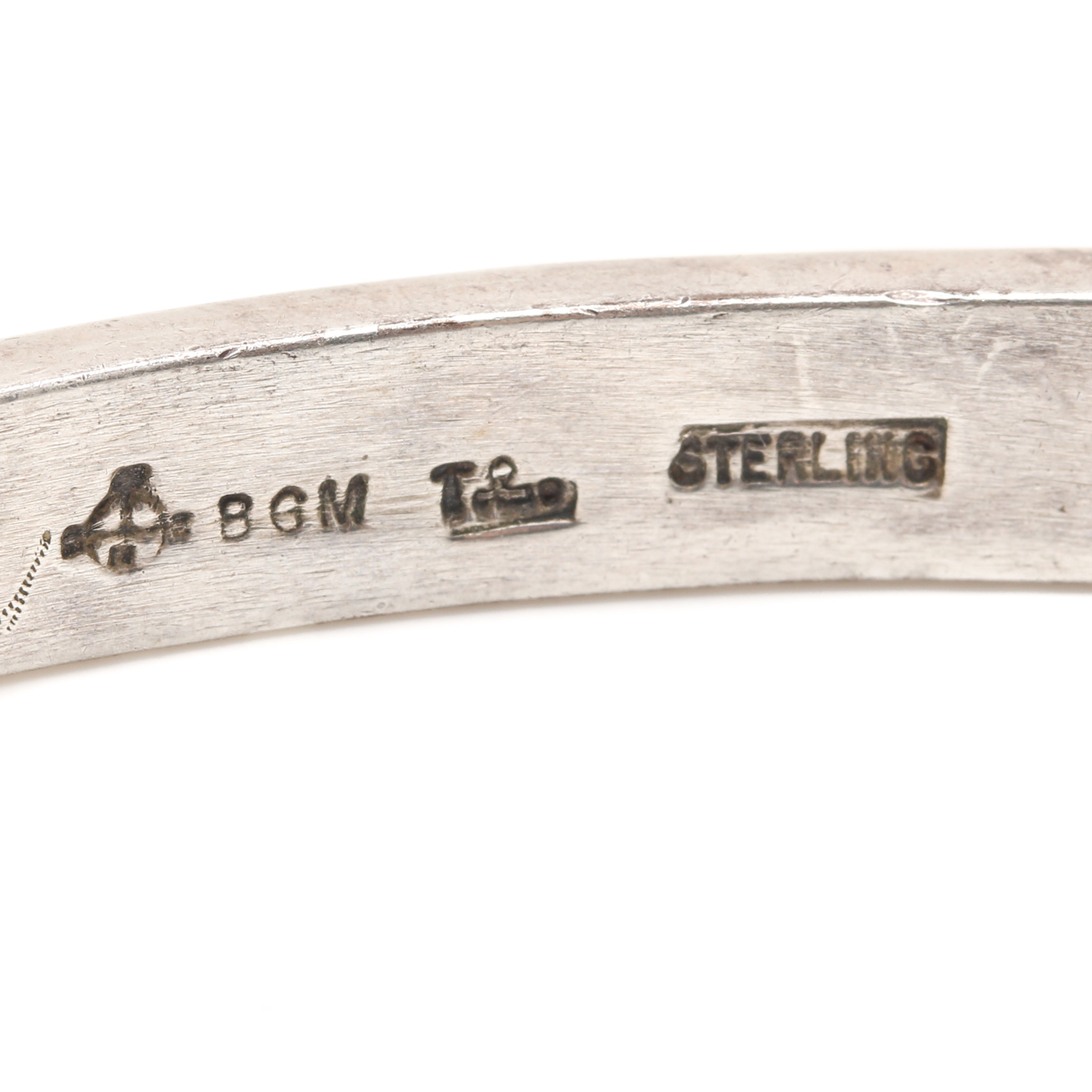 Marlene Watson Navajo Diné Sterling Silver Turquoise and Gemstone Inlay Bracelet