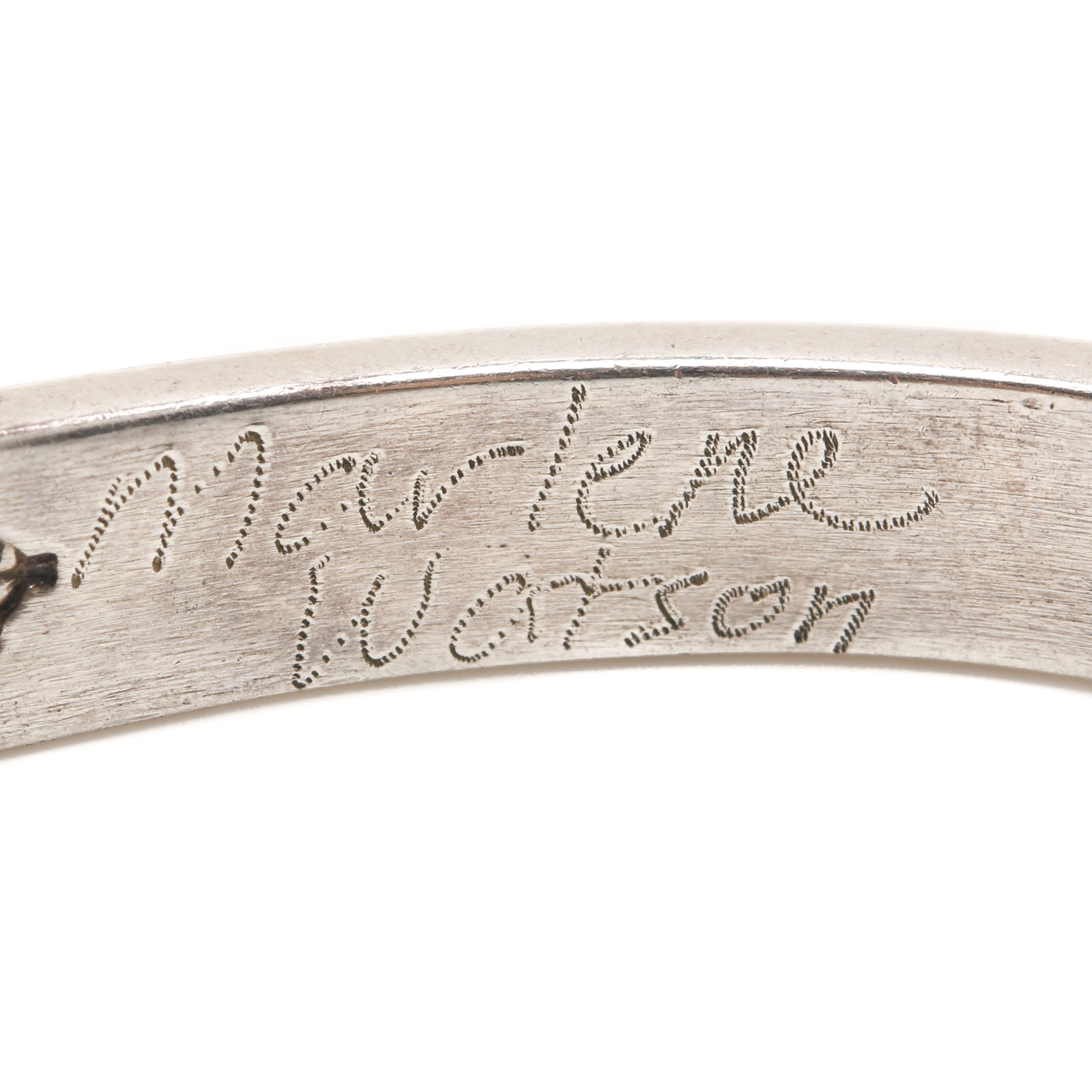 Marlene Watson Navajo Diné Sterling Silver Turquoise and Gemstone Inlay Bracelet