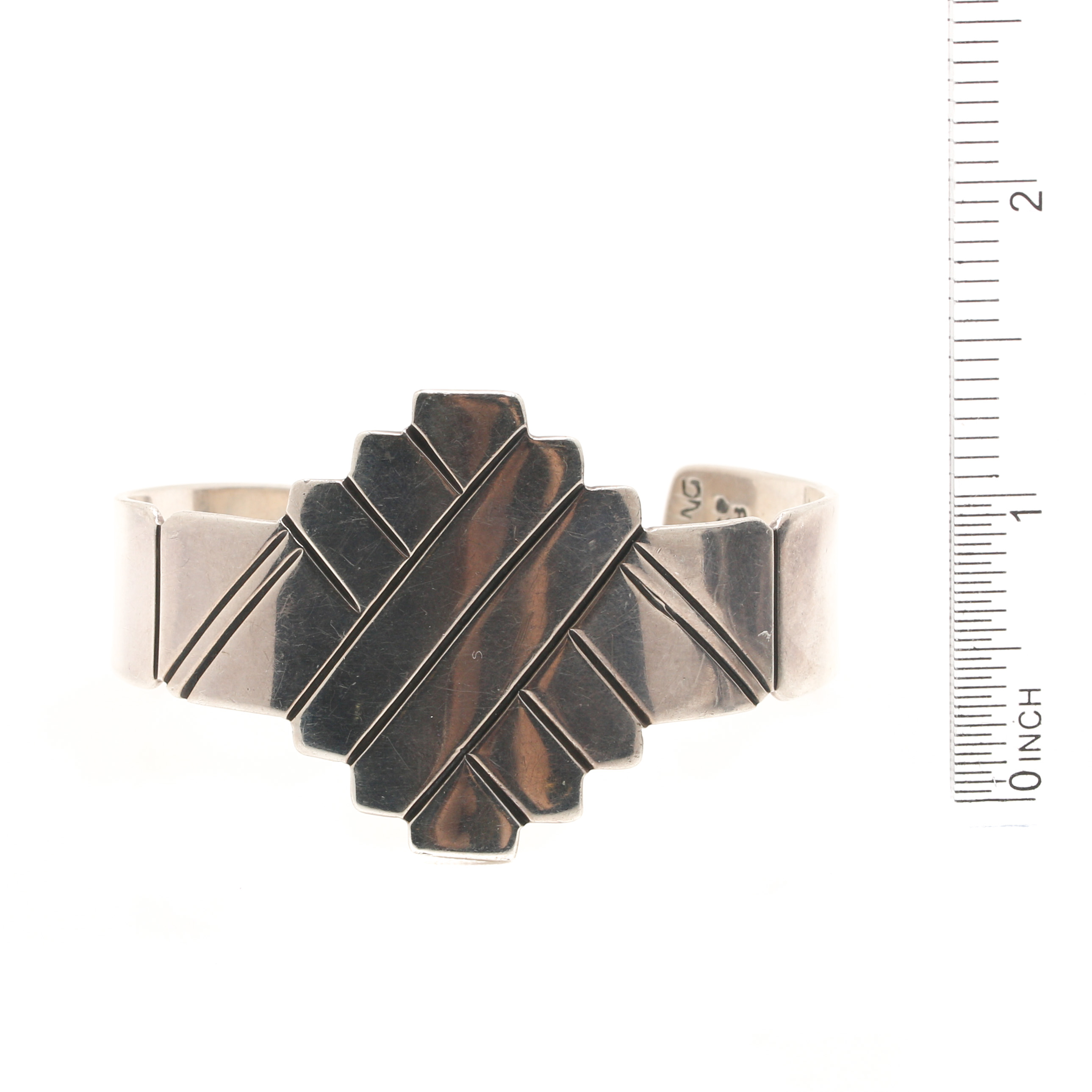 Taxco Sterling Silver Cuff Bracelet