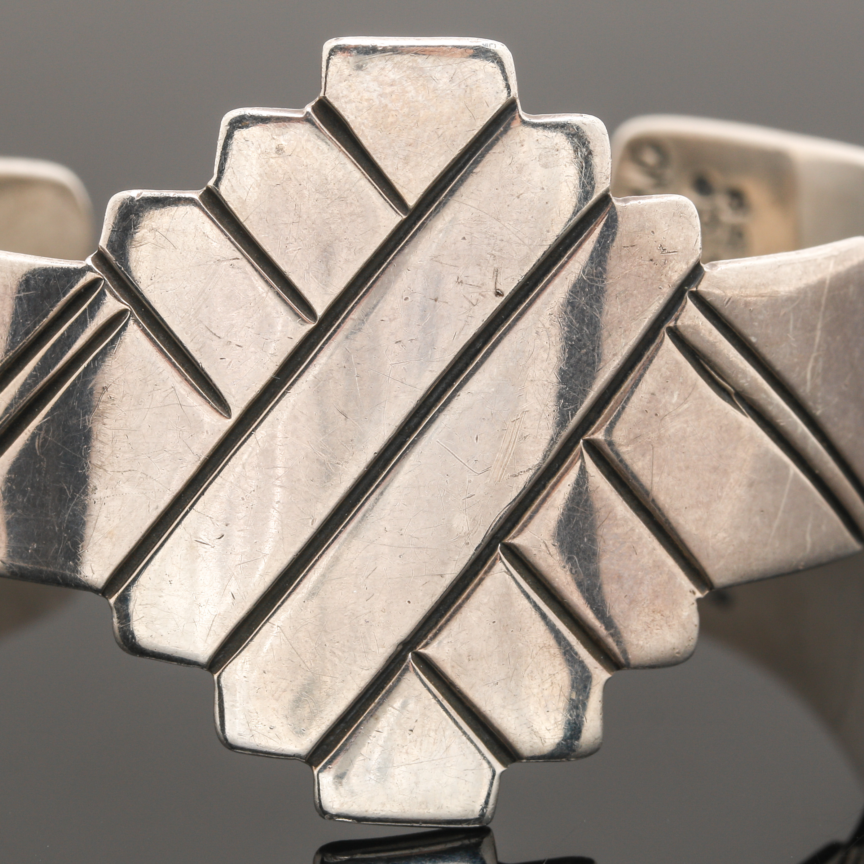 Taxco Sterling Silver Cuff Bracelet