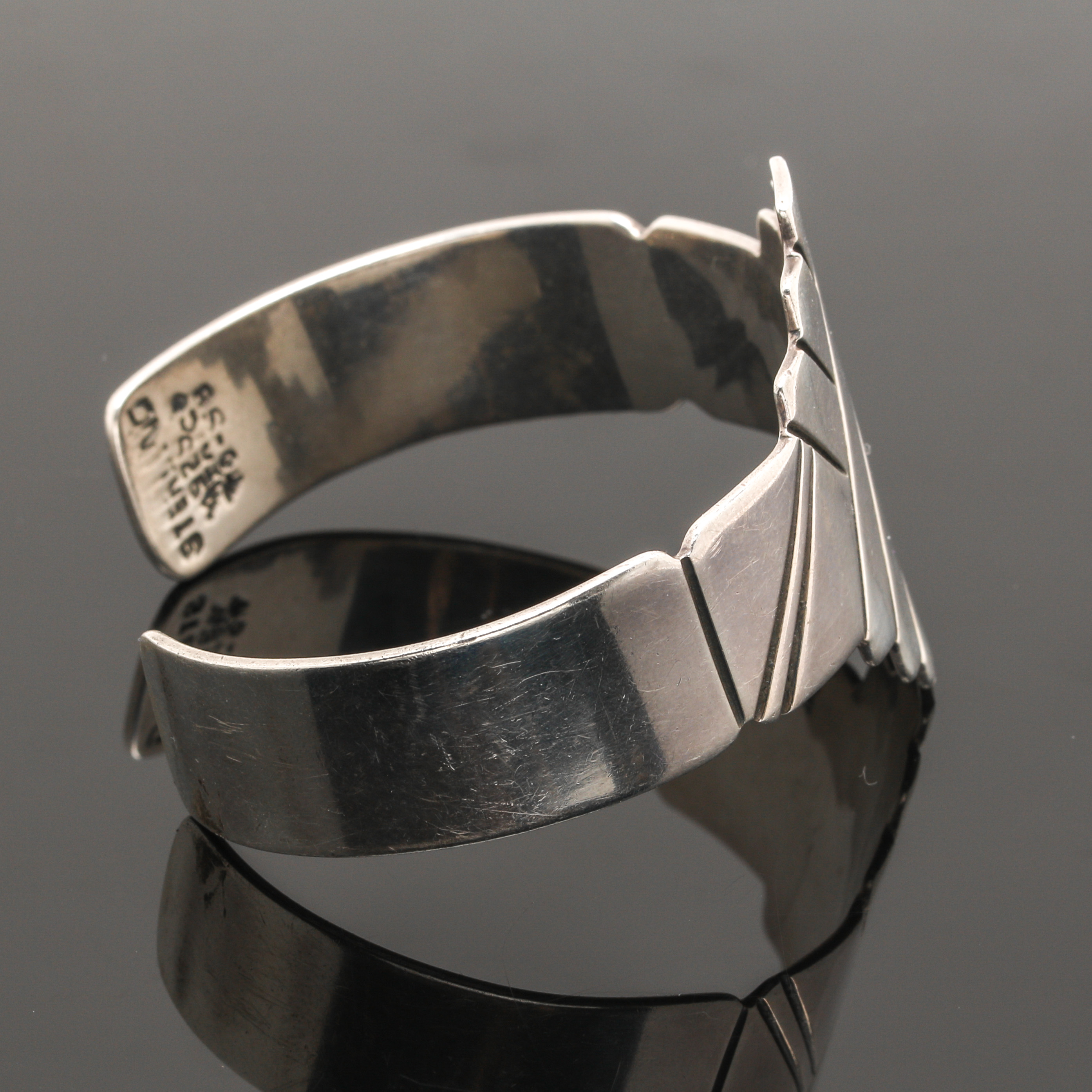 Taxco Sterling Silver Cuff Bracelet