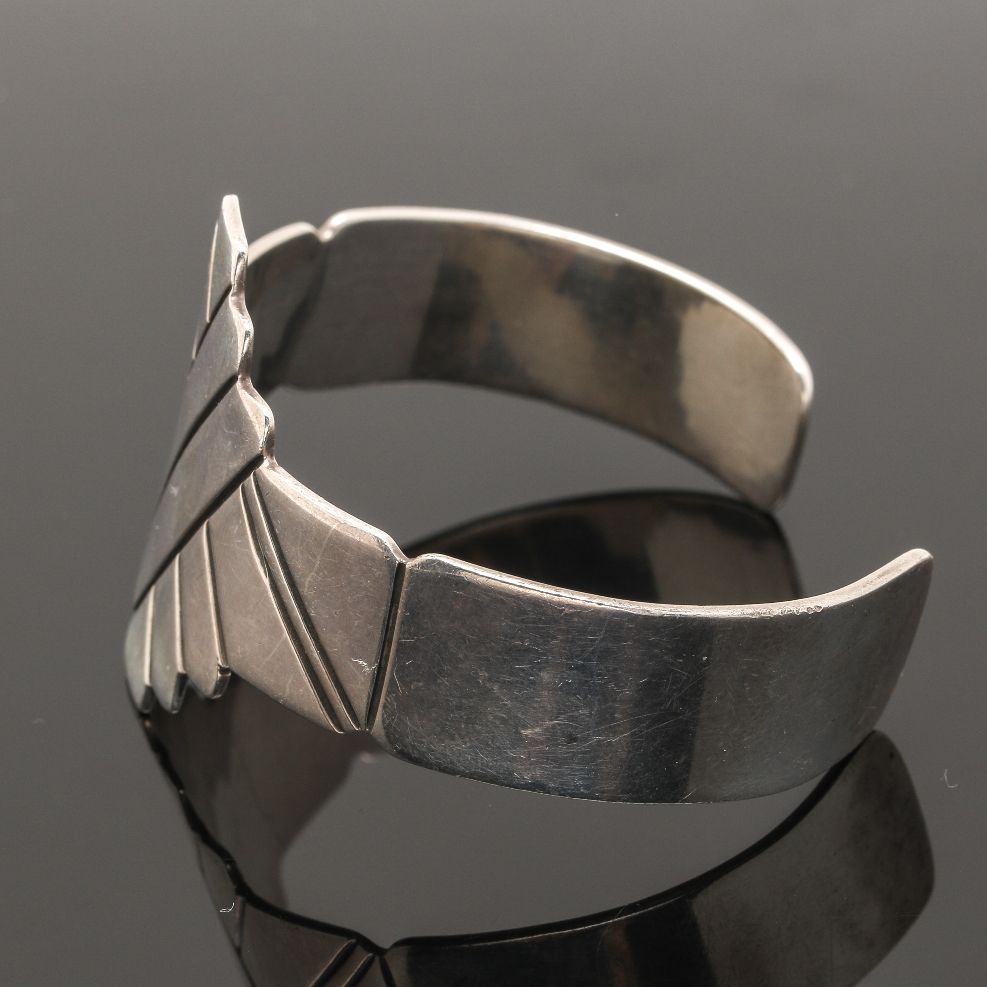 Taxco Sterling Silver Cuff Bracelet