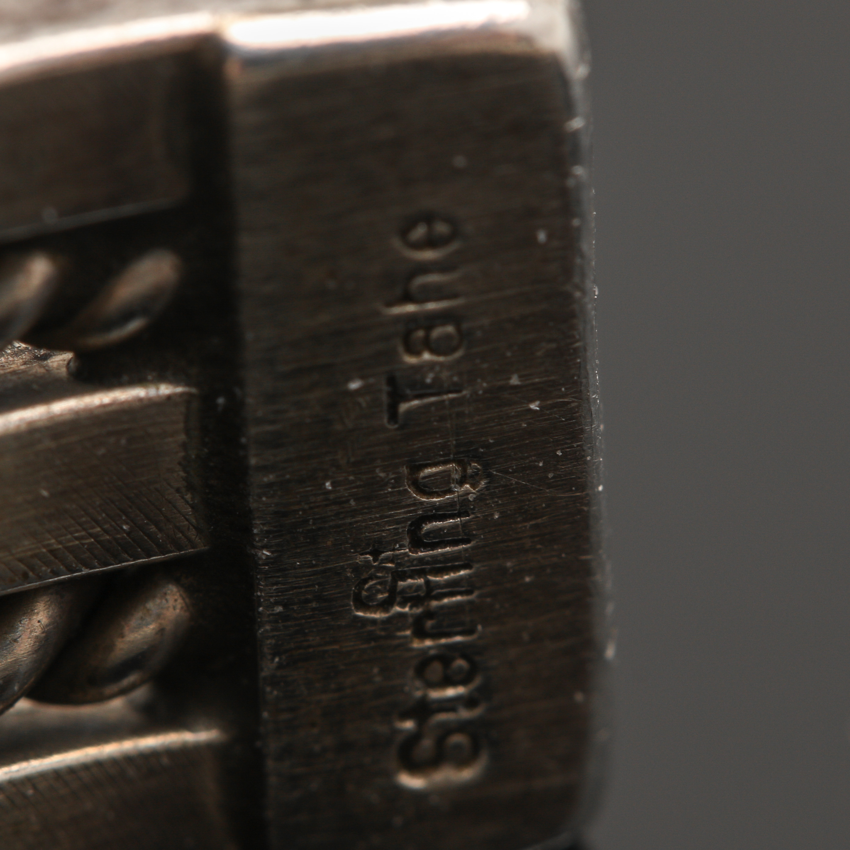 Tahe Navajo Diné Sterling Silver Wire Cuff Bangle