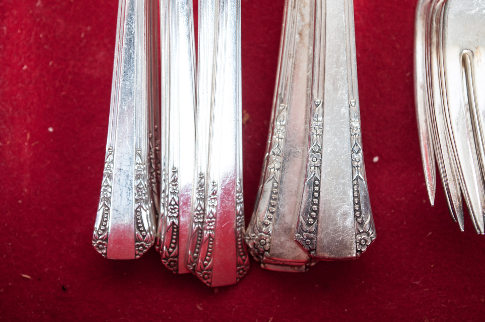 Vintage 1881 Rogers Silver Plate "Del Mar" Flatware by Oneida Ltd.