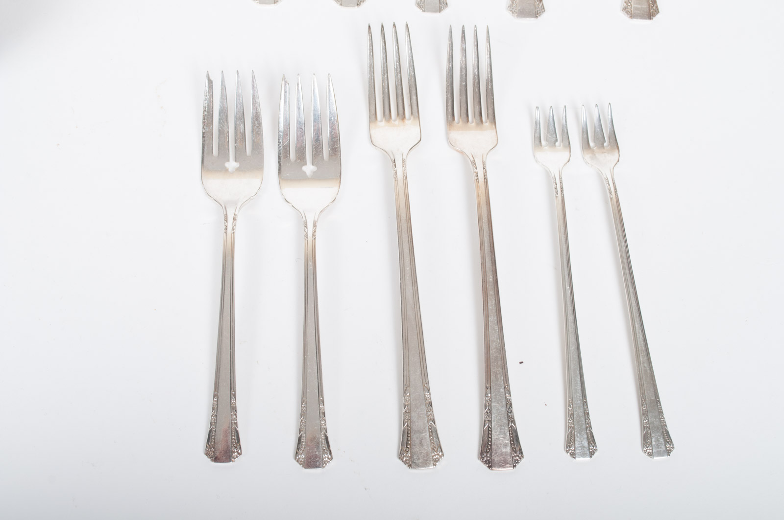 Vintage 1881 Rogers Silver Plate "Del Mar" Flatware by Oneida Ltd.