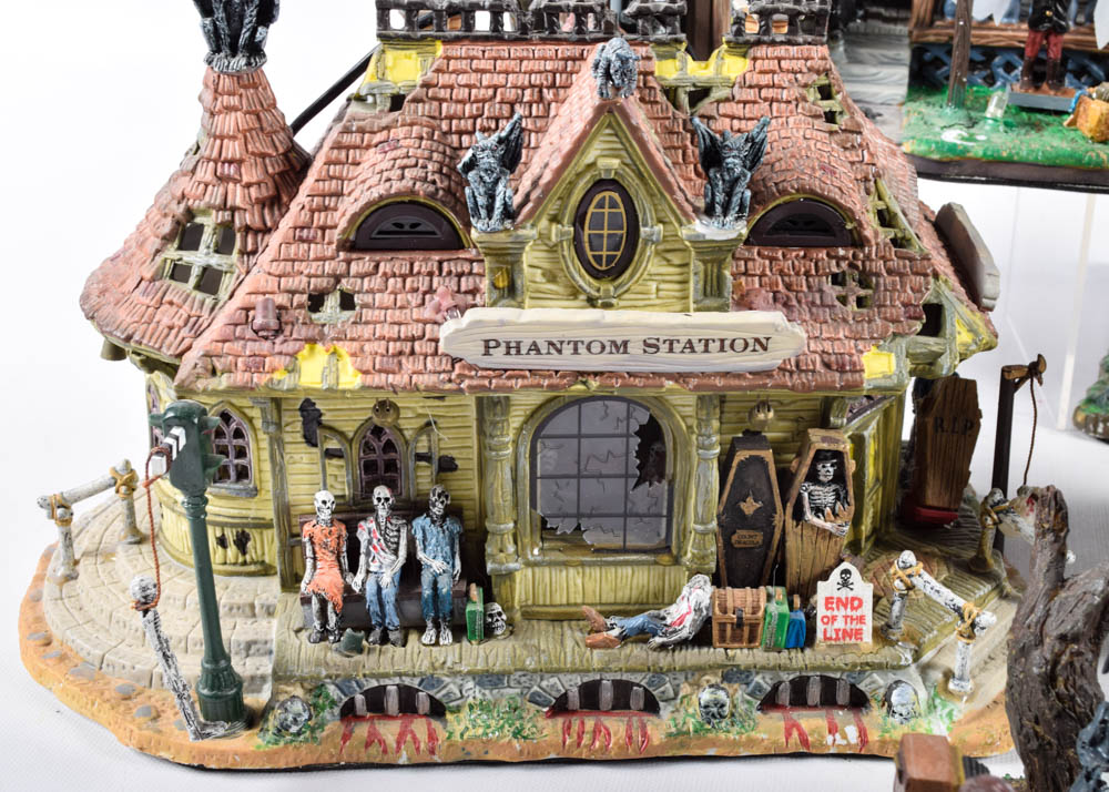 Lemax Spooky Town Village Buildings