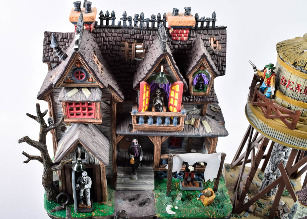 Lemax Spooky Town Village Buildings