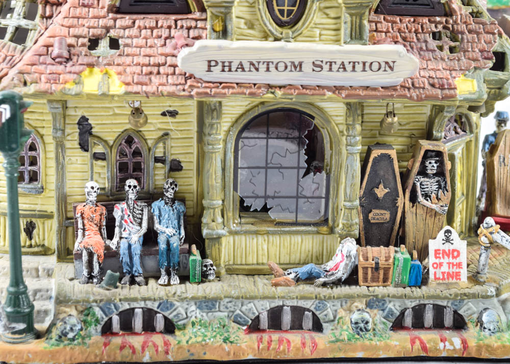 Lemax Spooky Town Village Buildings