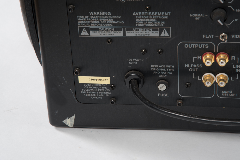 Bob Carver Sunfire True Subwoofer Signature Subwoofer