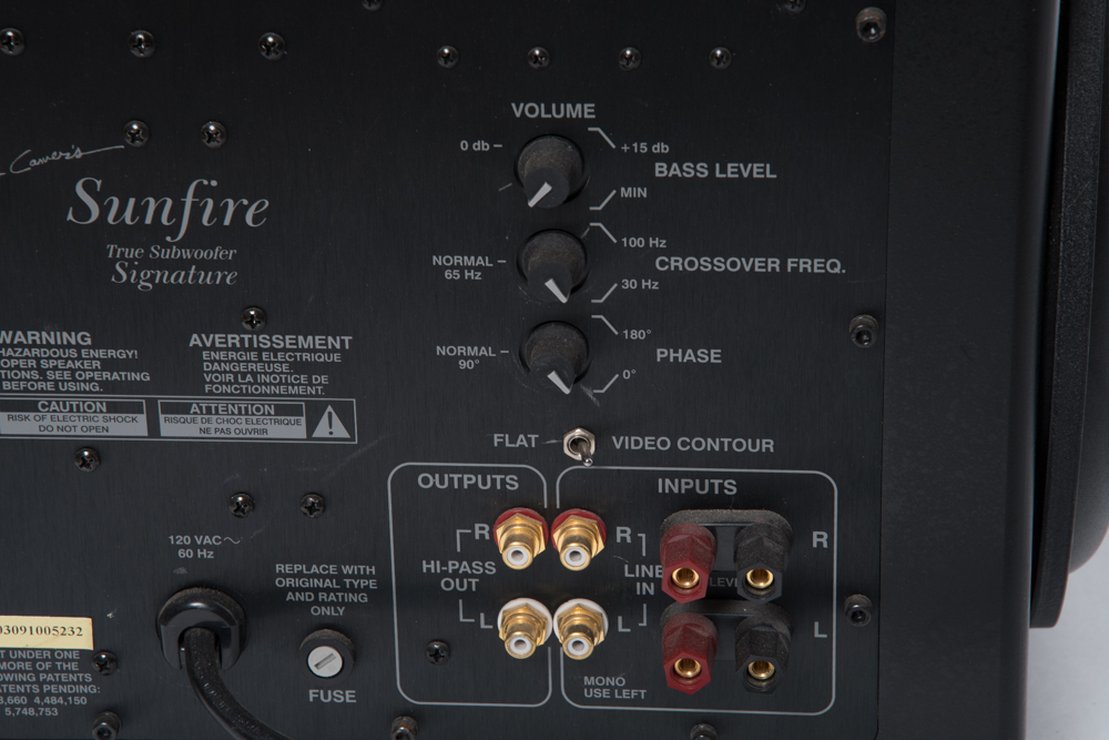 Bob Carver Sunfire True Subwoofer Signature Subwoofer