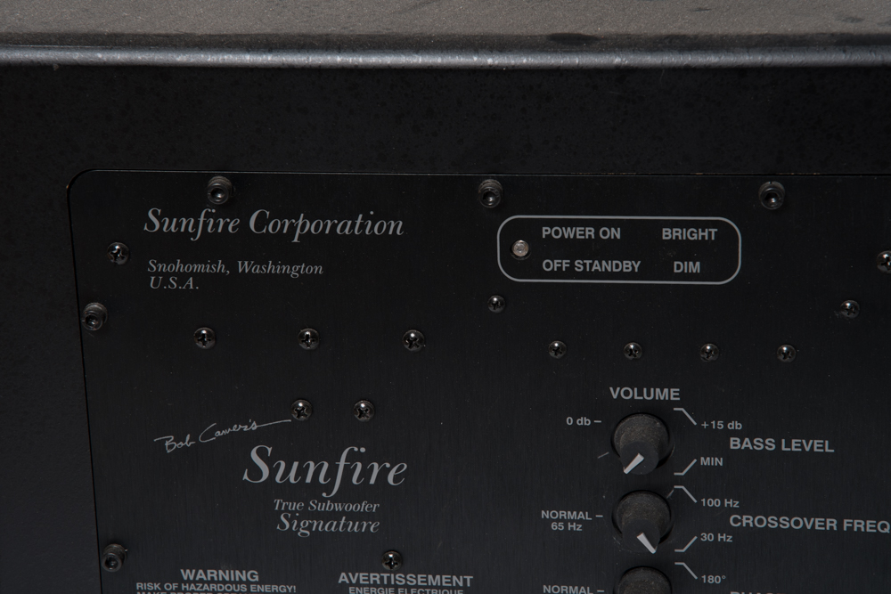 Bob Carver Sunfire True Subwoofer Signature Subwoofer