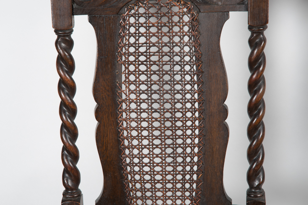 Antique Renaissance Style Oak Dining Chairs