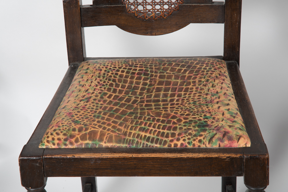 Antique Renaissance Style Oak Dining Chairs