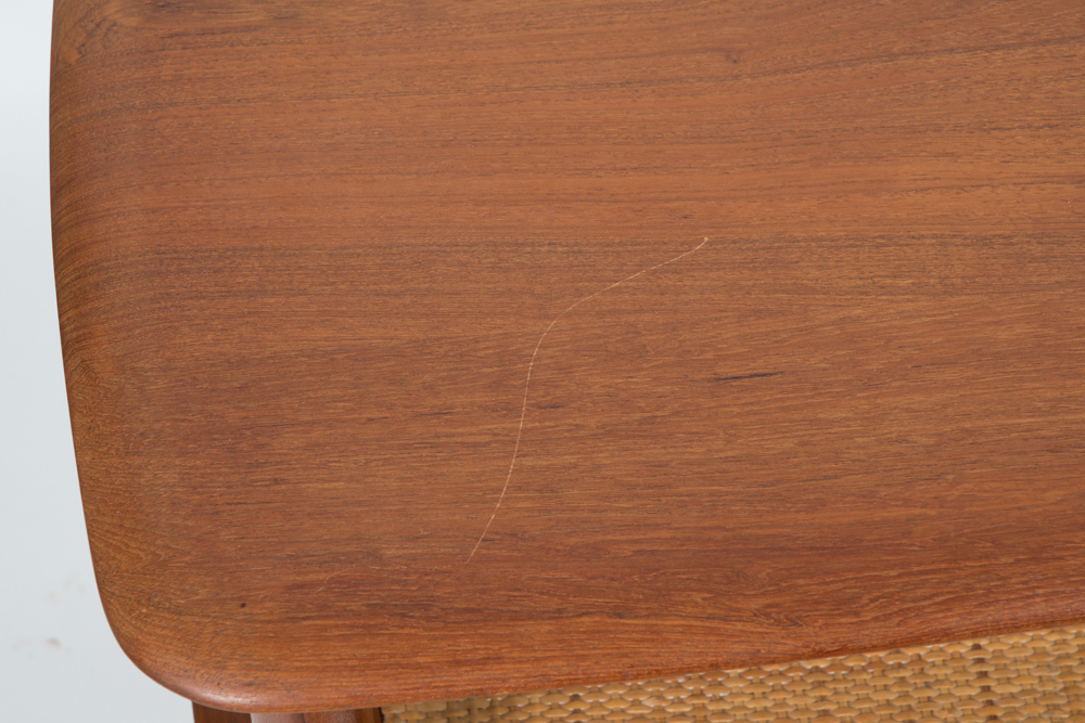 Peter Hvidt/Orla Mølgaard Nielsen Danish Modern Teak End Table by France & Sons