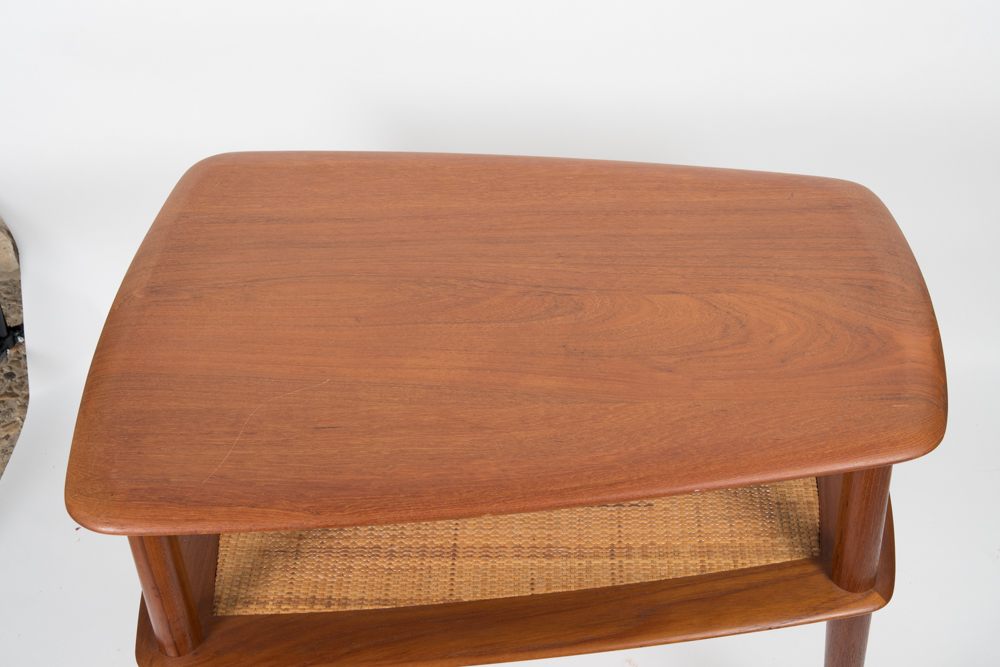 Peter Hvidt/Orla Mølgaard Nielsen Danish Modern Teak End Table by France & Sons