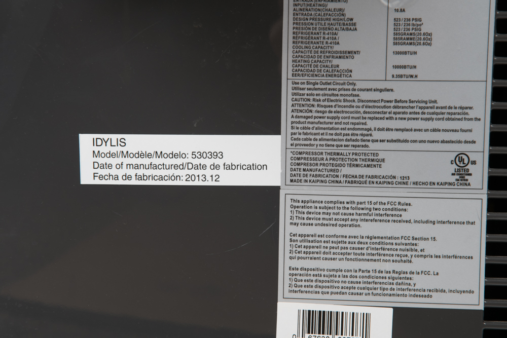 Idylis Portable Air Conditioner with Heater