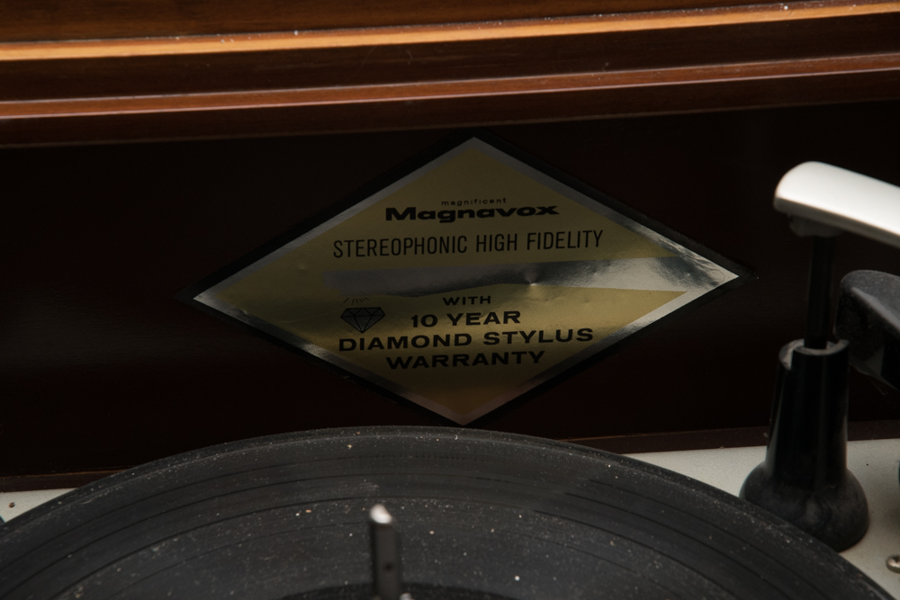 Mid Century Modern Magnavox Stereo Console