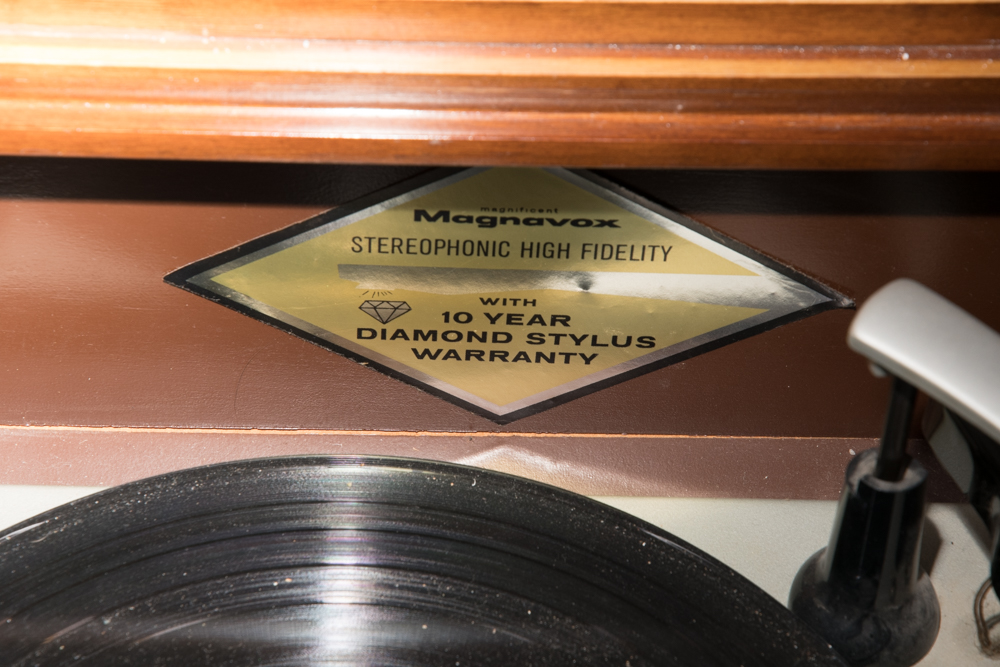 Mid Century Modern Magnavox Stereo Console