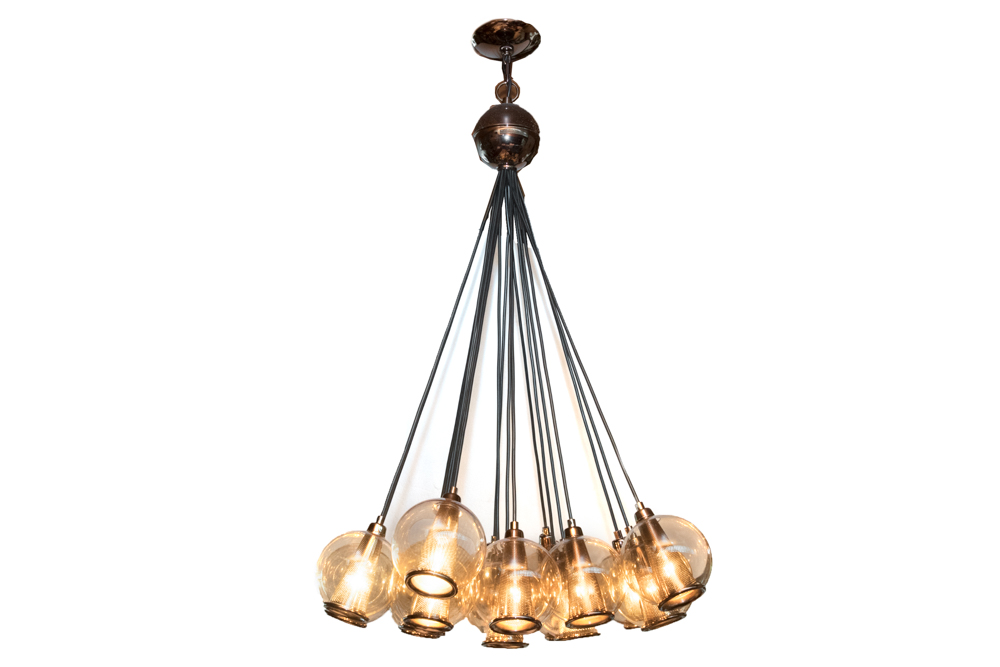 Modern "Caviar" Pendant Light Fixture by Laura Kirar for Arteriors