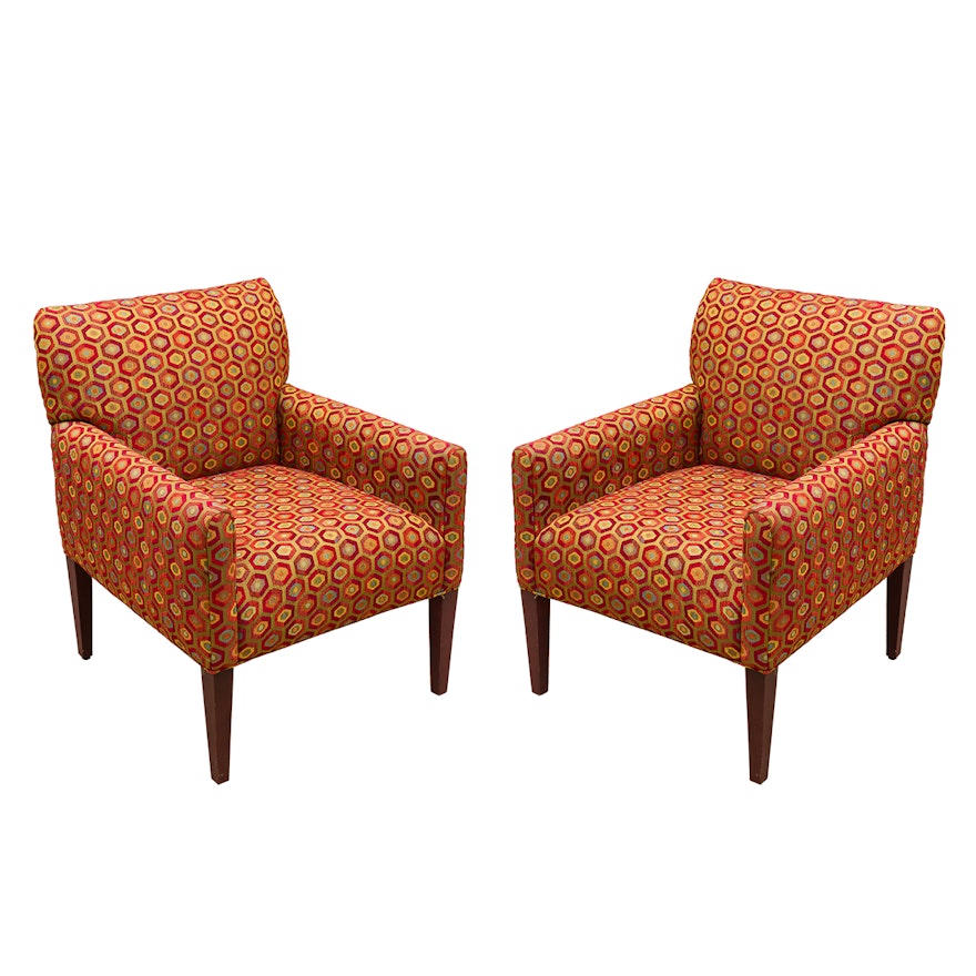 Upholstered Contemporary Armchairs