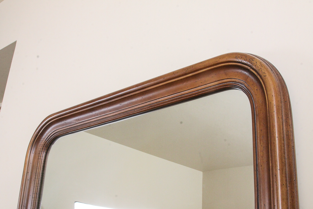 Louis Philippe Style Cherry Dresser with Mirror by Mt. Airy