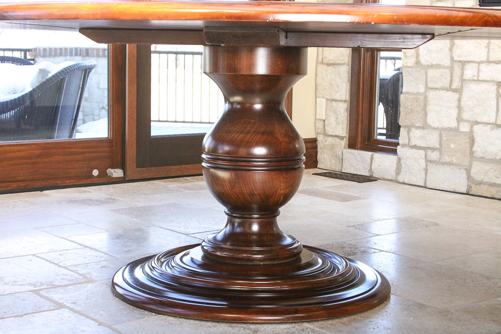 "Asolo" Pedestal Dining Table by Arhaus