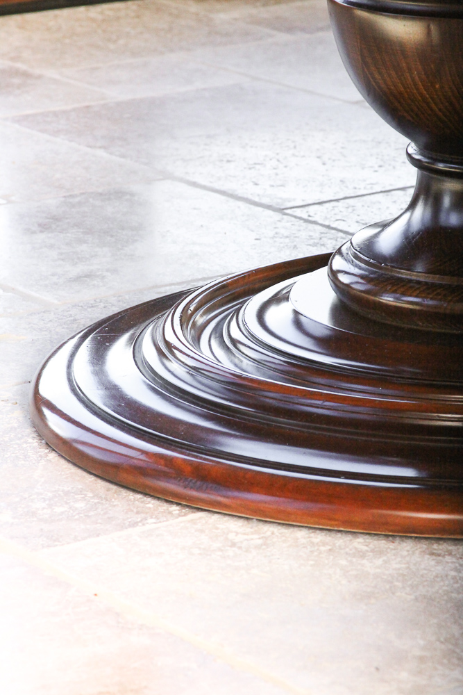 "Asolo" Pedestal Dining Table by Arhaus