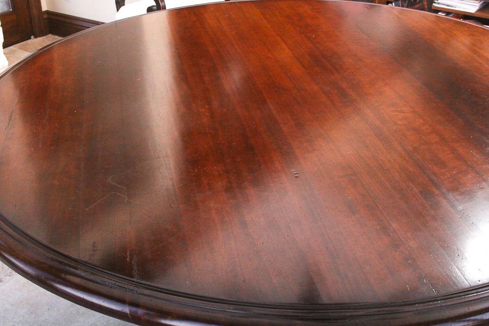 "Asolo" Pedestal Dining Table by Arhaus