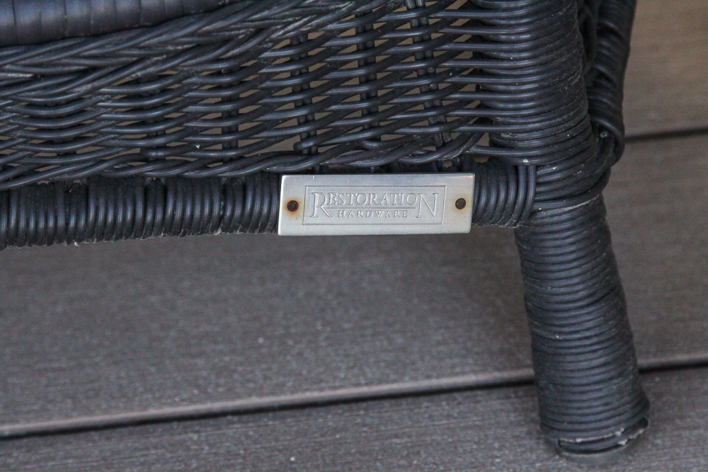 Restoration Hardware Wicker Patio Furniture