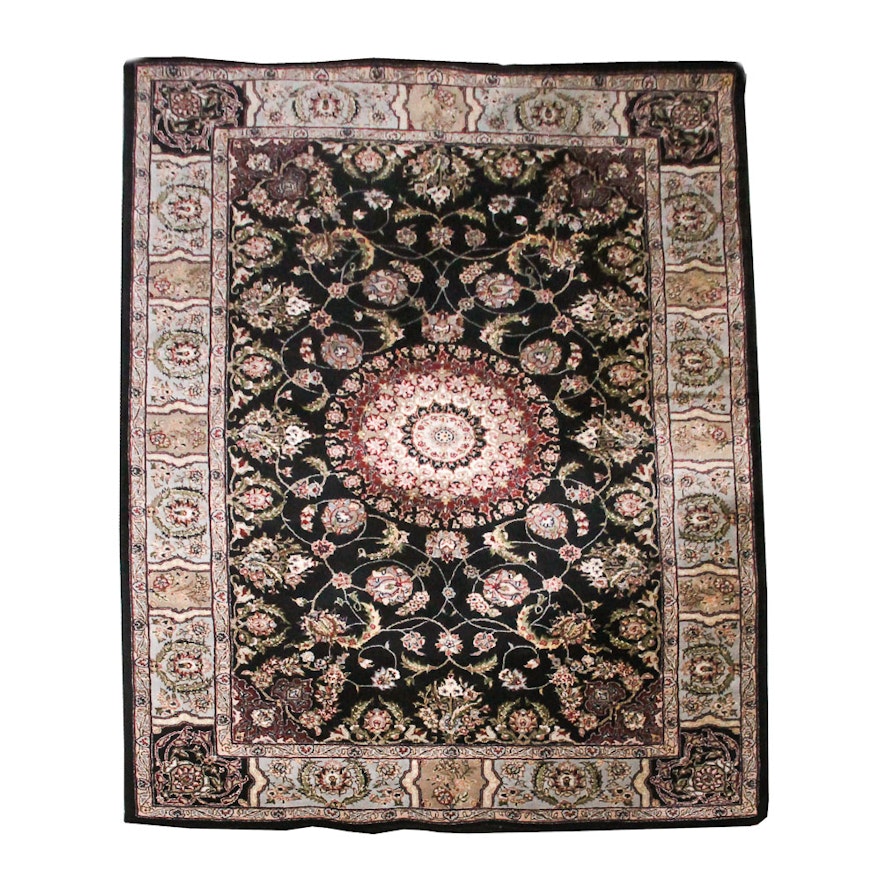 Hand-Tufted Indian Style Wool Area Rug