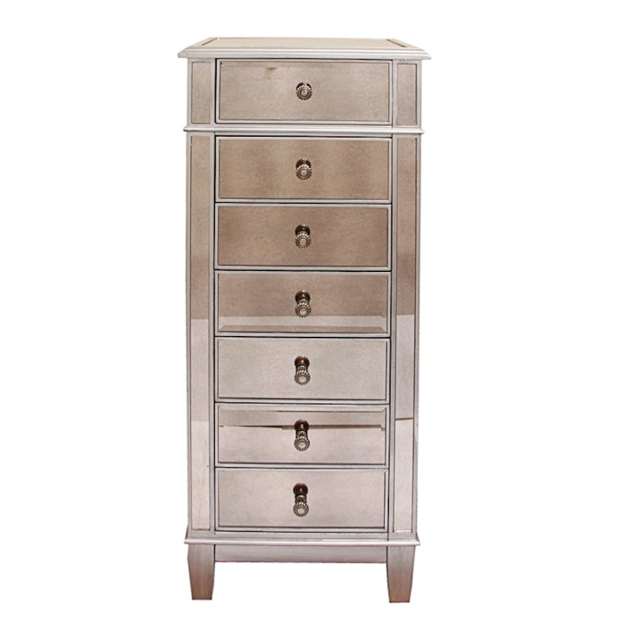 Silver Finished Chest of Drawers