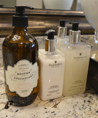 Modern Apothecary Soaps and Other Bath Decor