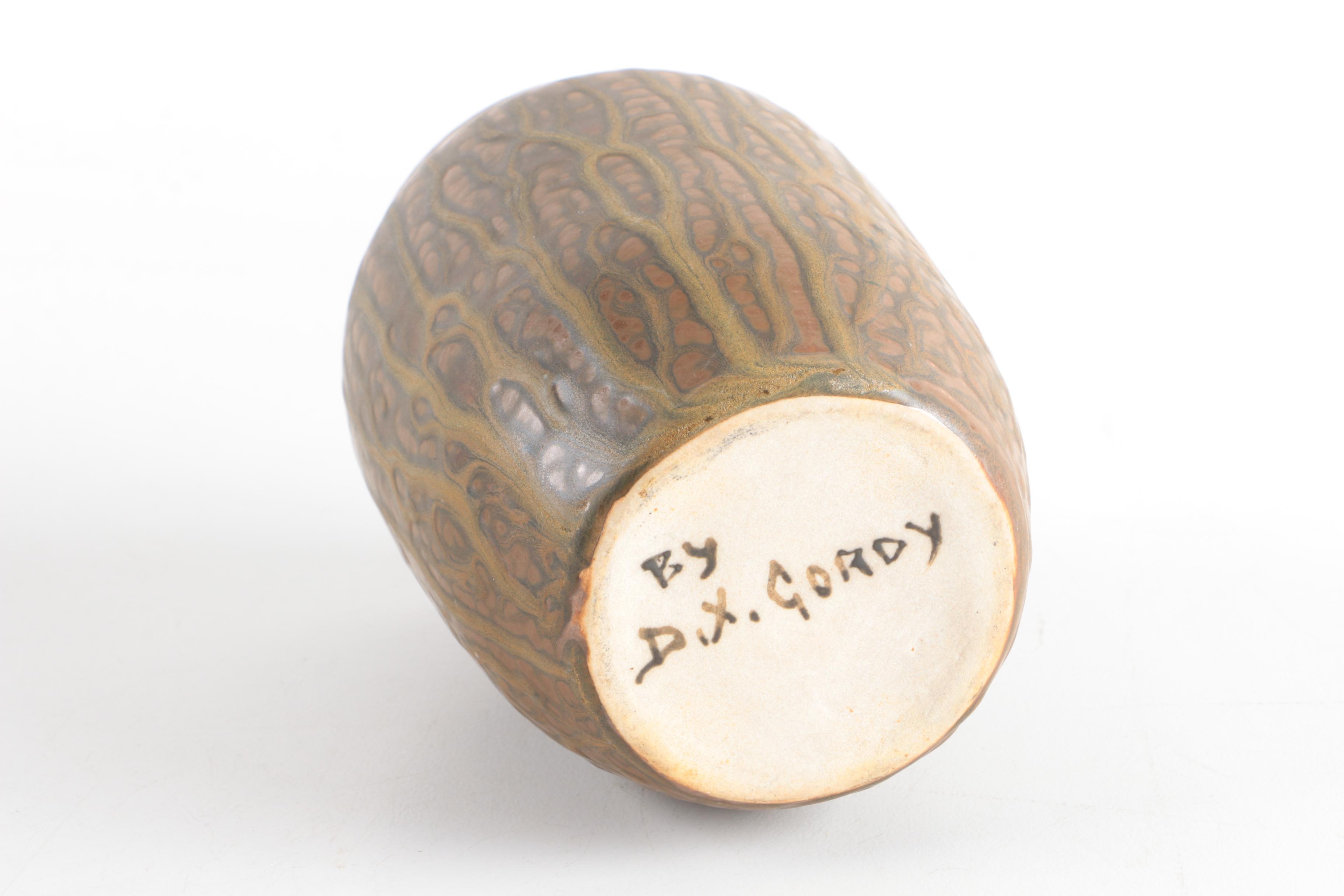 Art Pottery Vases and Bowl Featuring D.X. Gordy