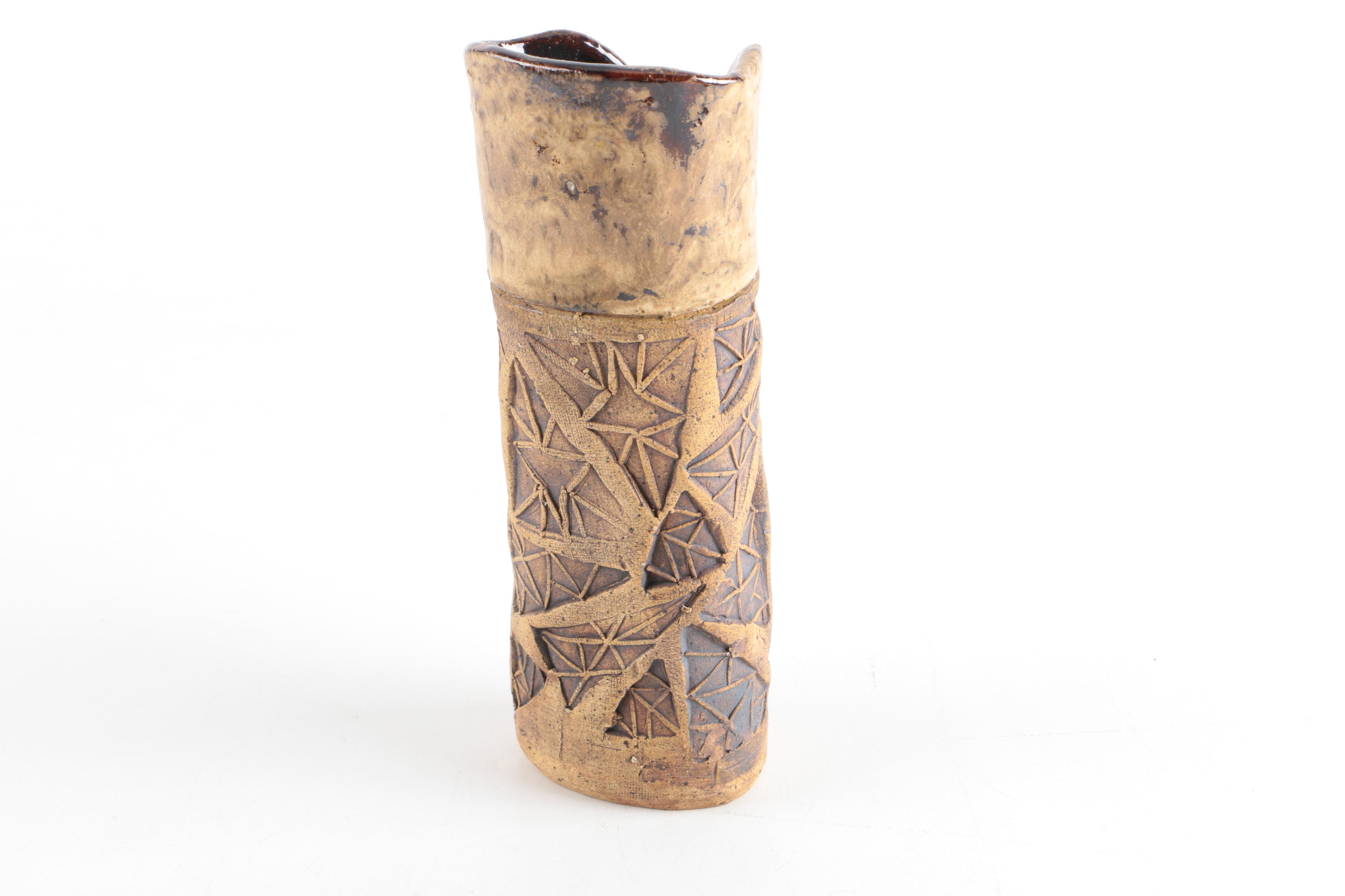 Art Pottery Vases and Bowl Featuring D.X. Gordy