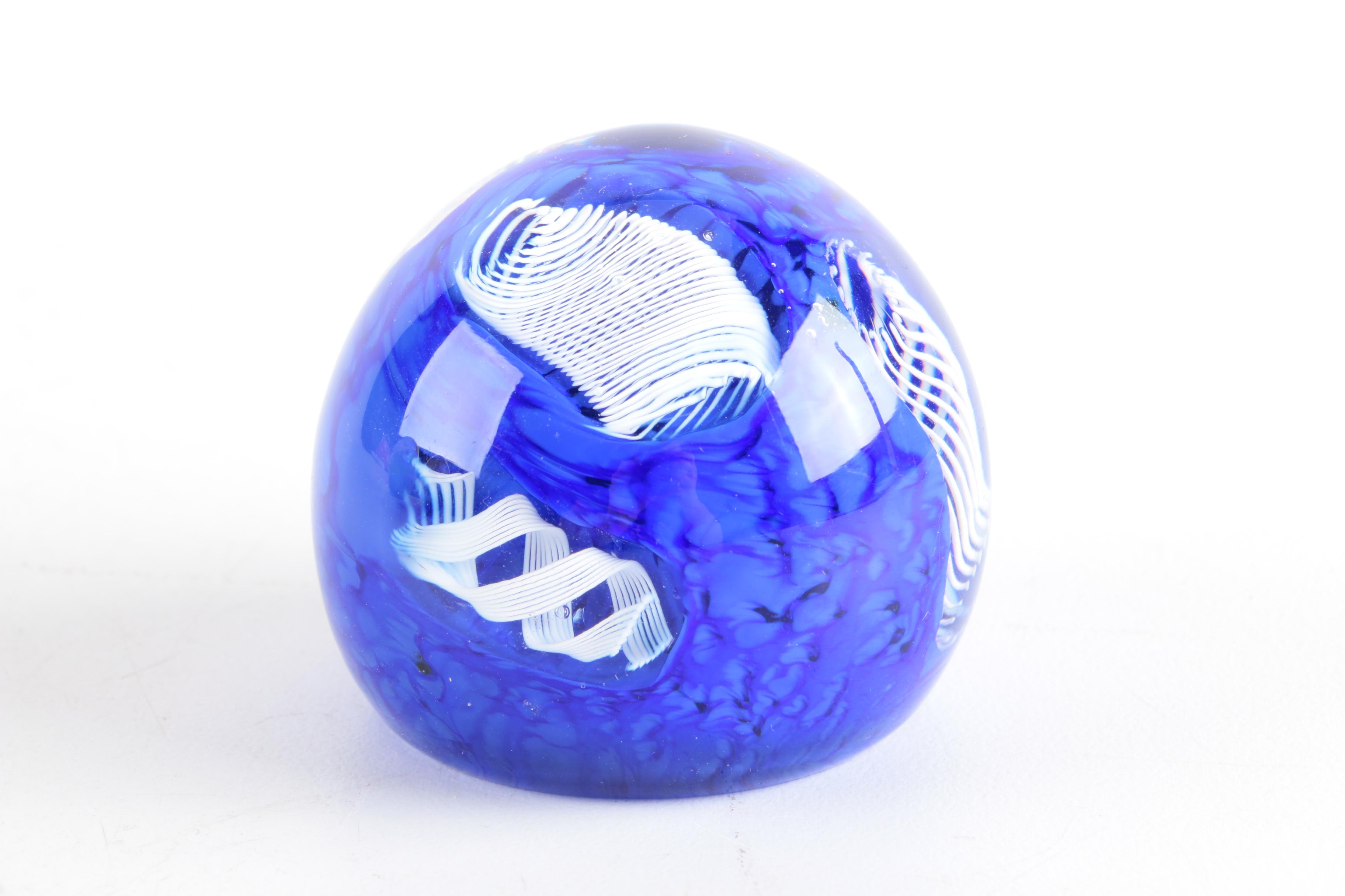 Art Glass Paperweights Featuring Robert Eickholt