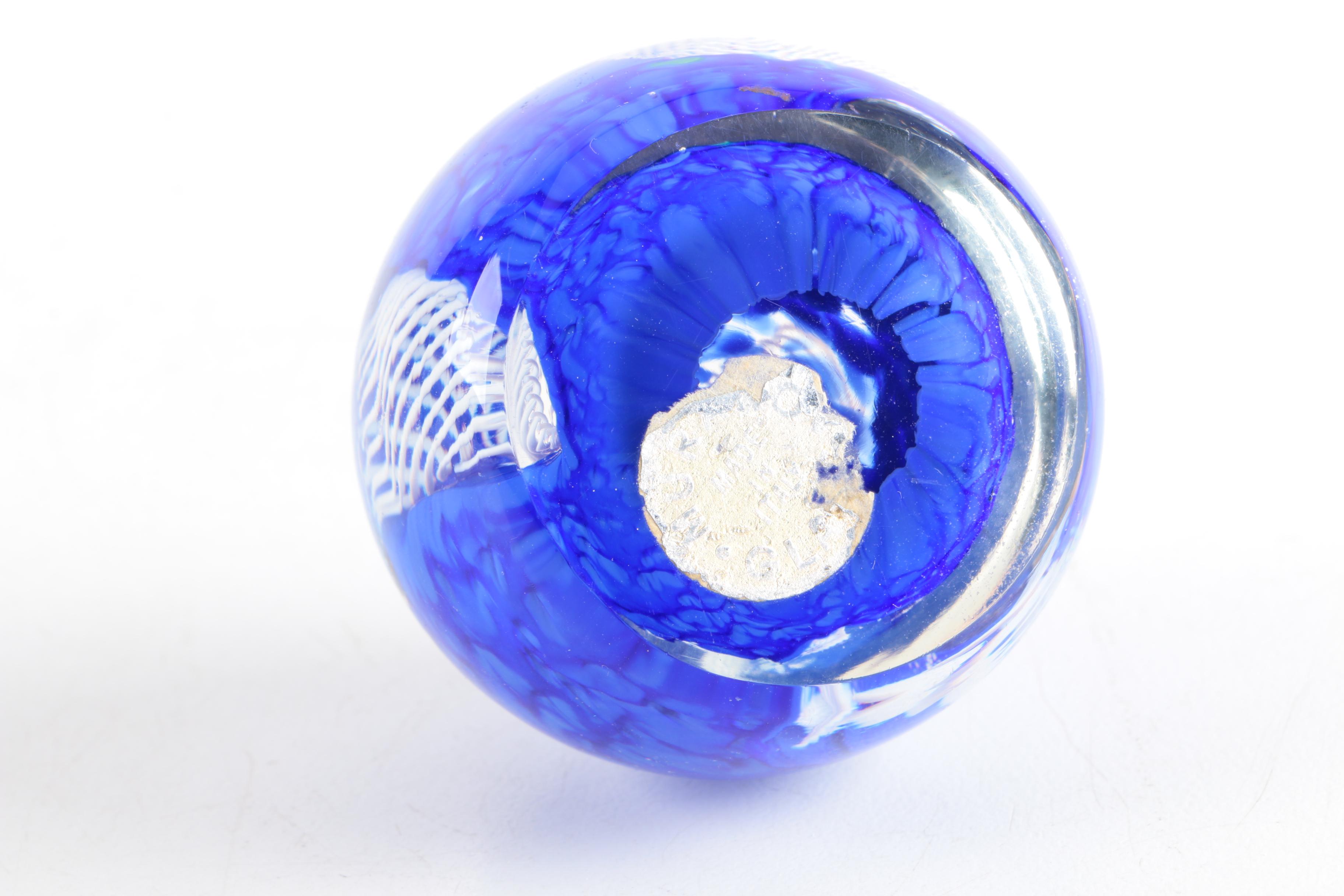 Art Glass Paperweights Featuring Robert Eickholt