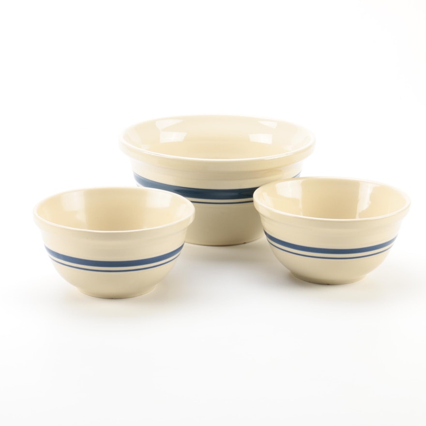 Three Friendship Pottery Nesting Bowls