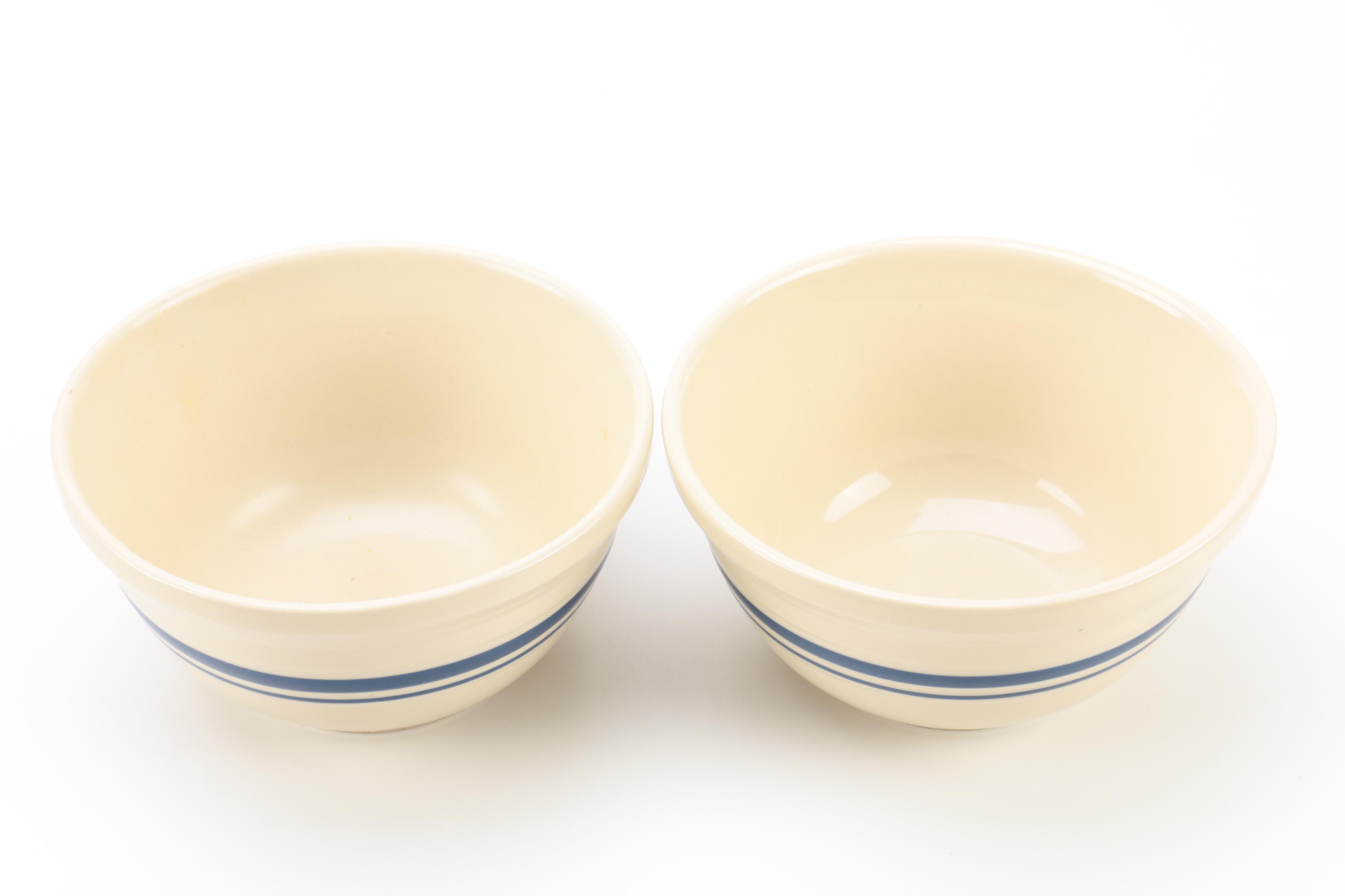 Three Friendship Pottery Nesting Bowls