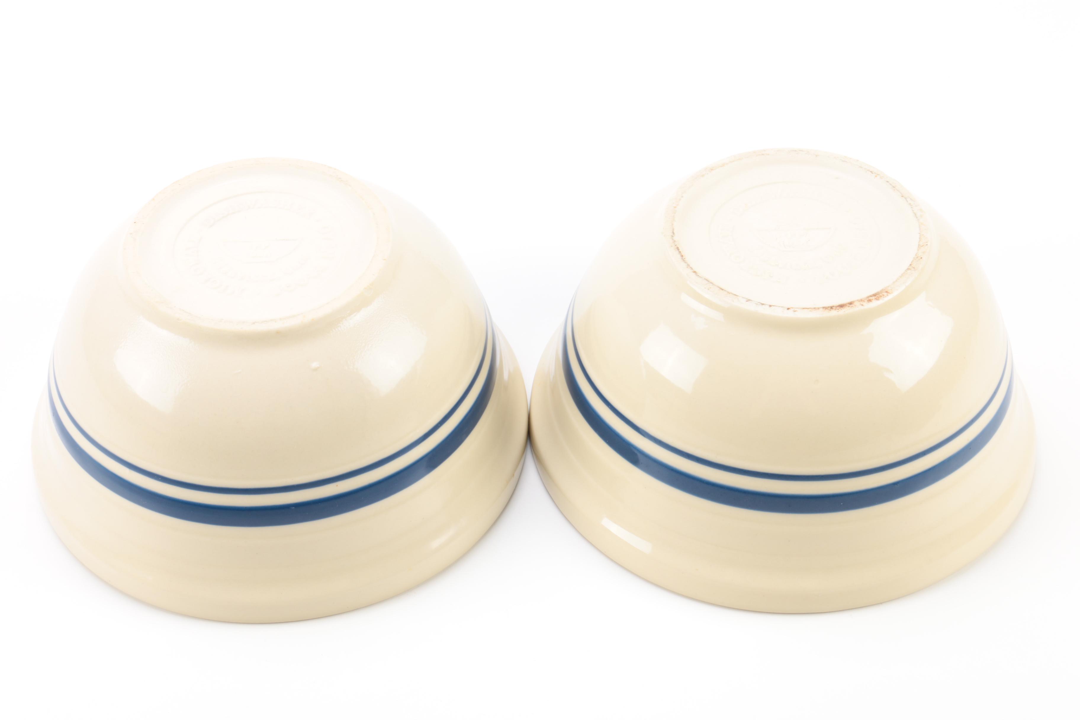 Three Friendship Pottery Nesting Bowls