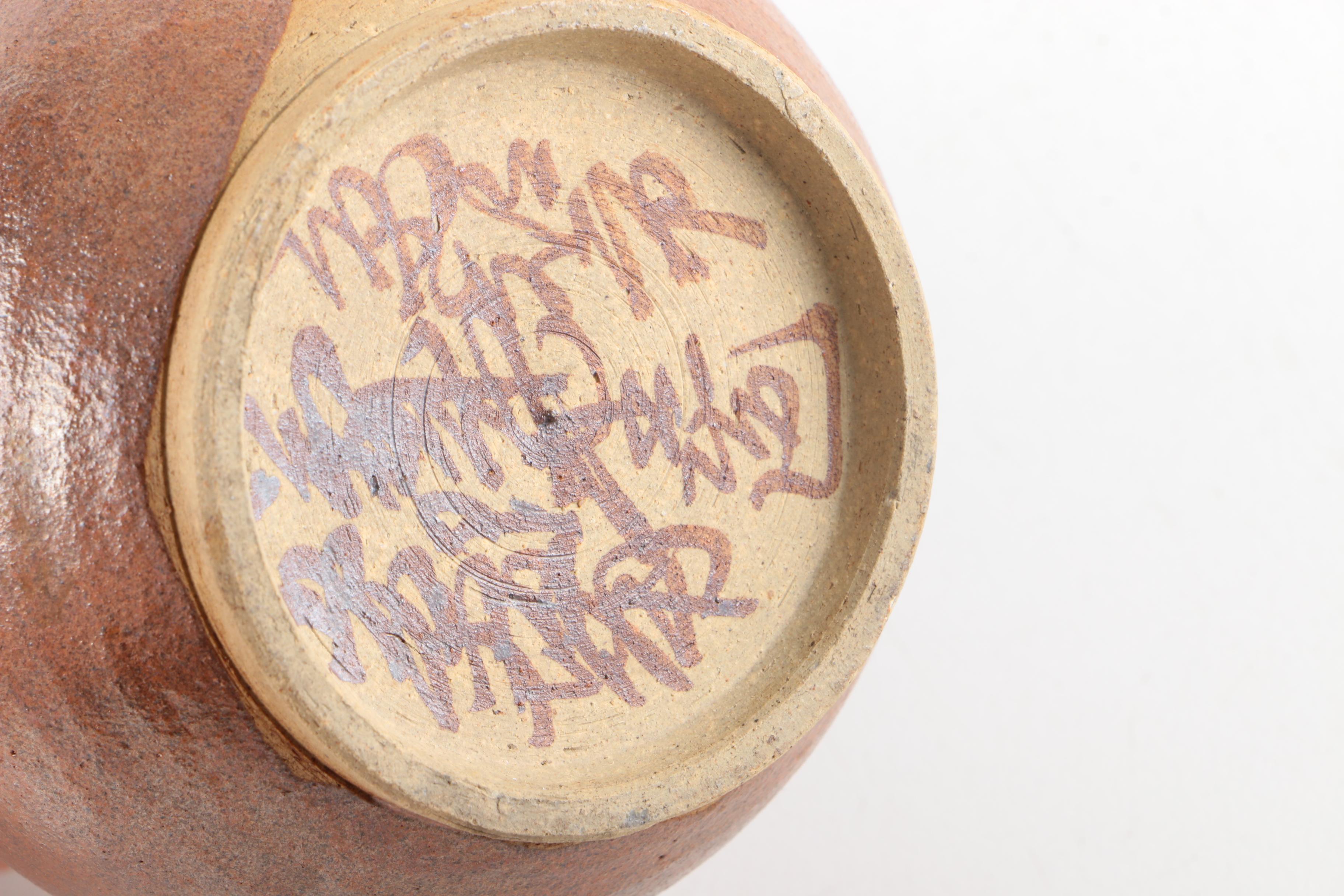 Japanese Stoneware Sake Bottle