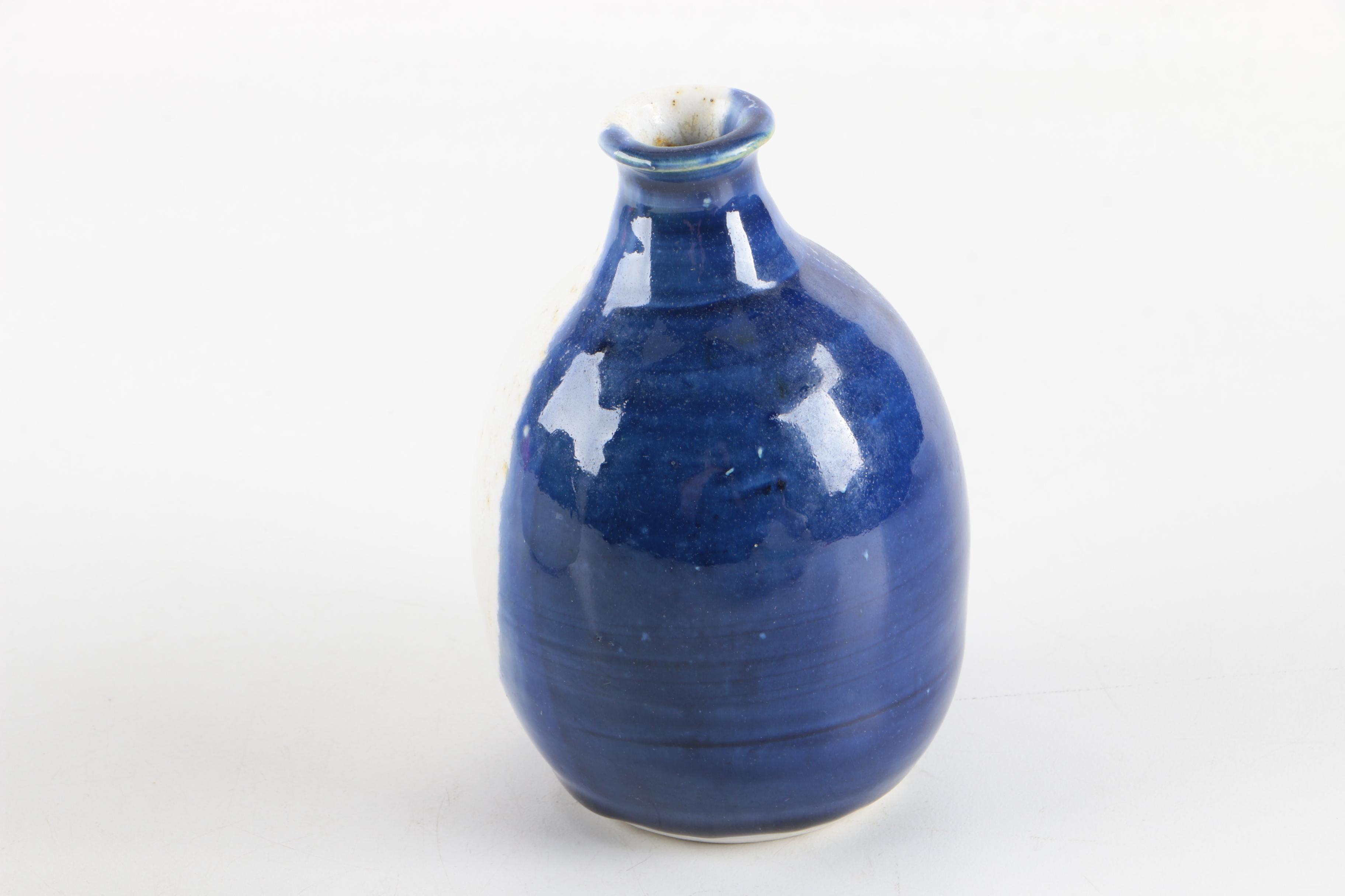 Art Pottery Bottles and a Vase