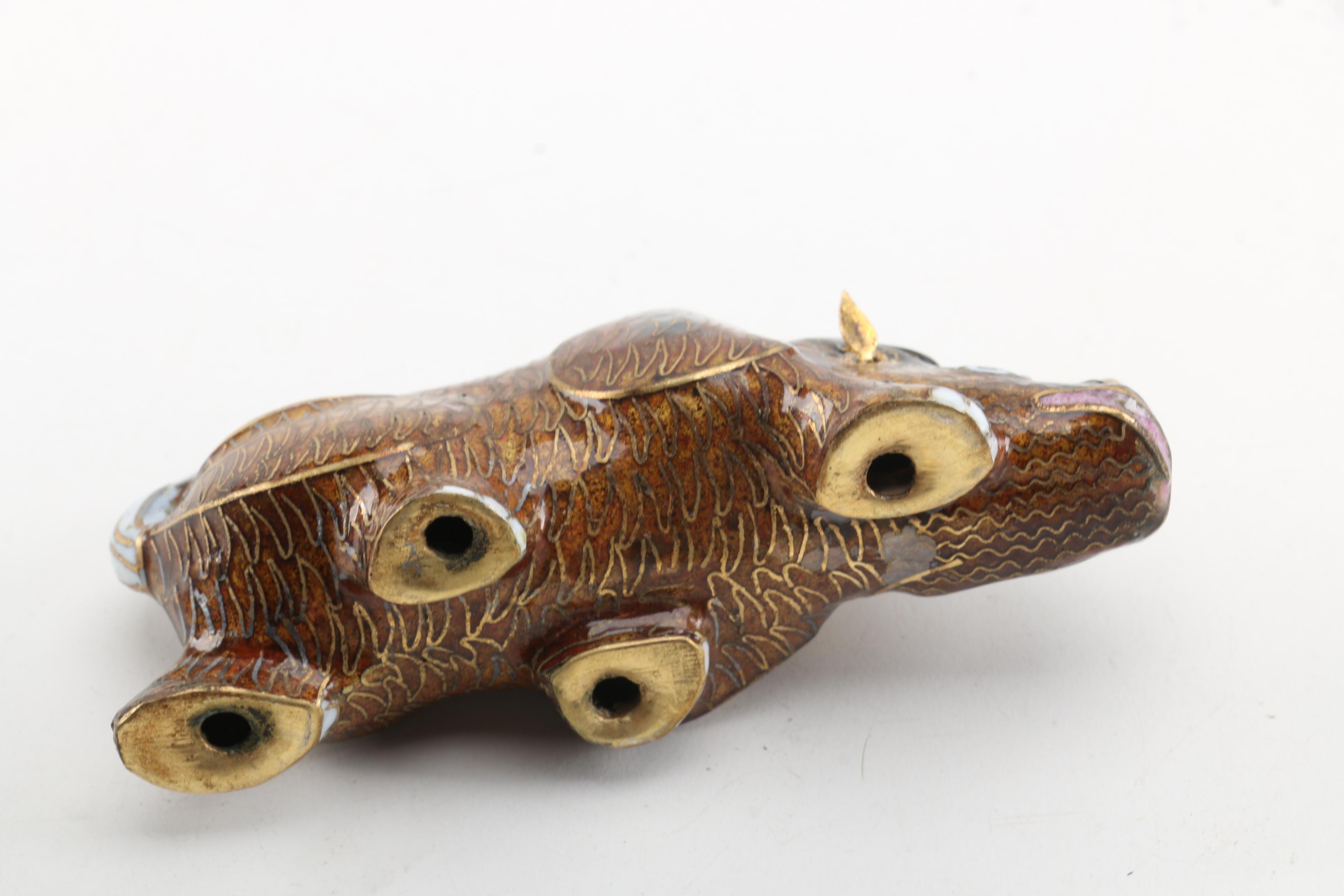 Brass Rhino Figurines