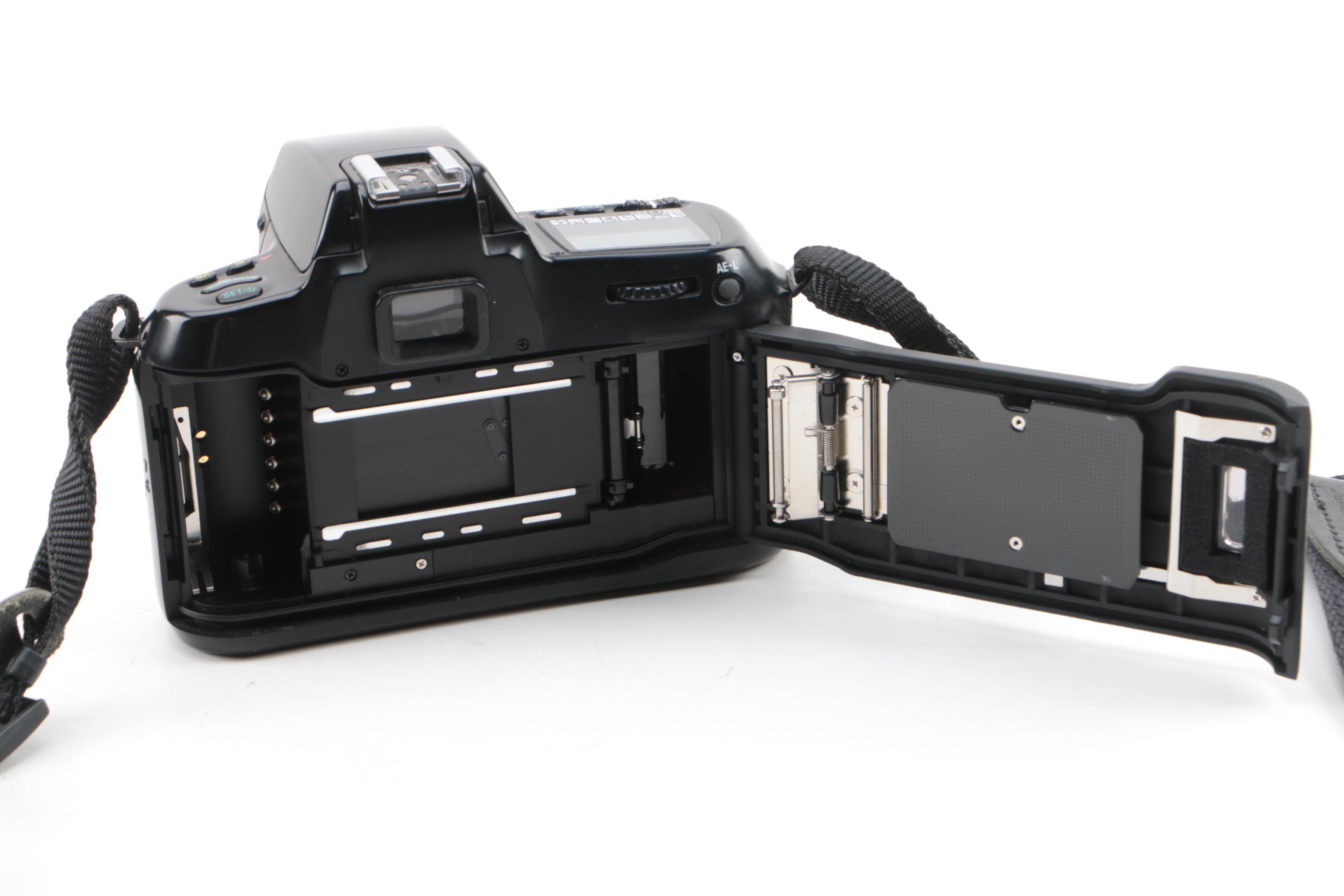 Nikon N70 Still Camera with Macro Speed Light and Cases