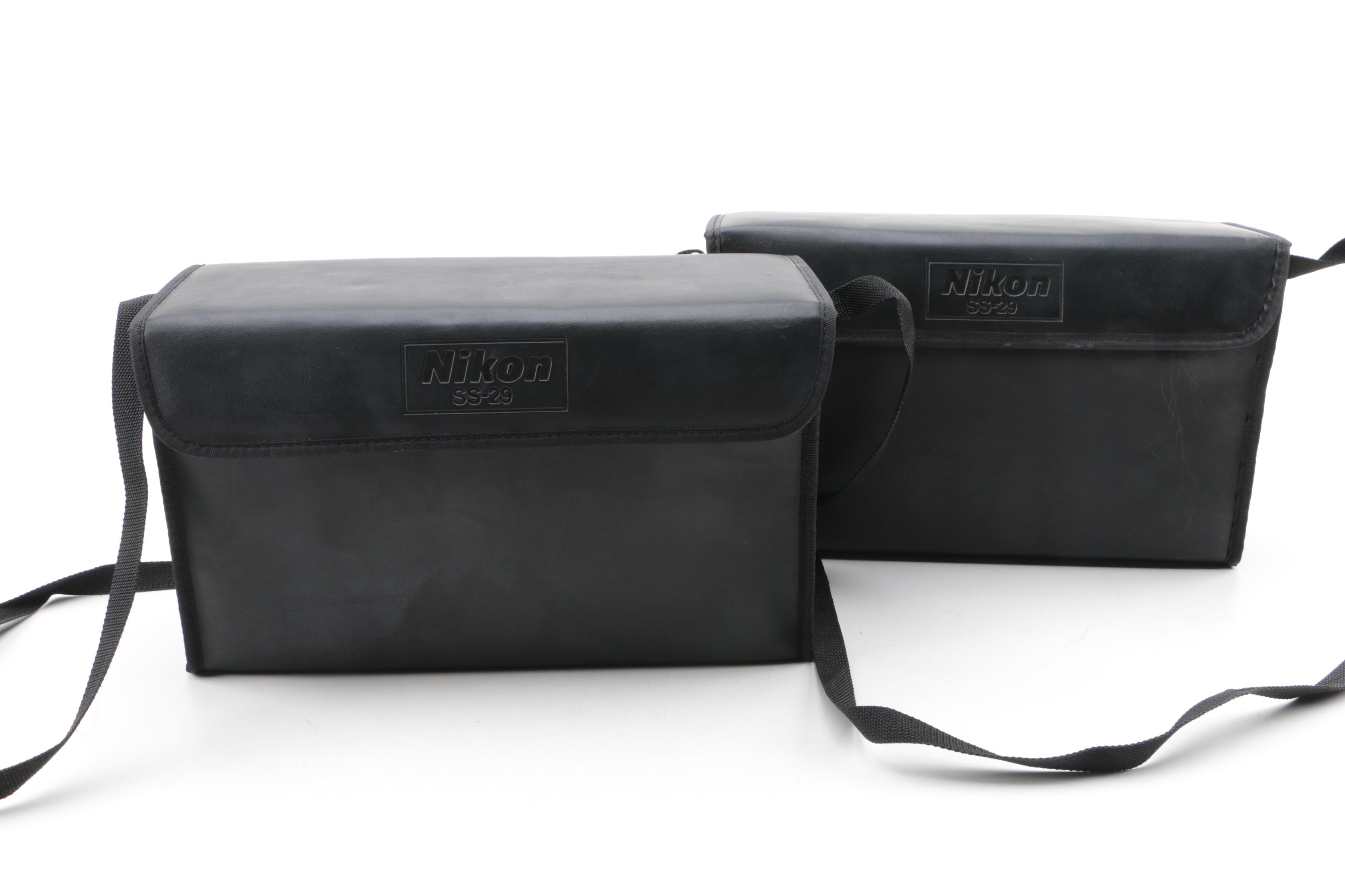 Nikon N70 Still Camera with Macro Speed Light and Cases