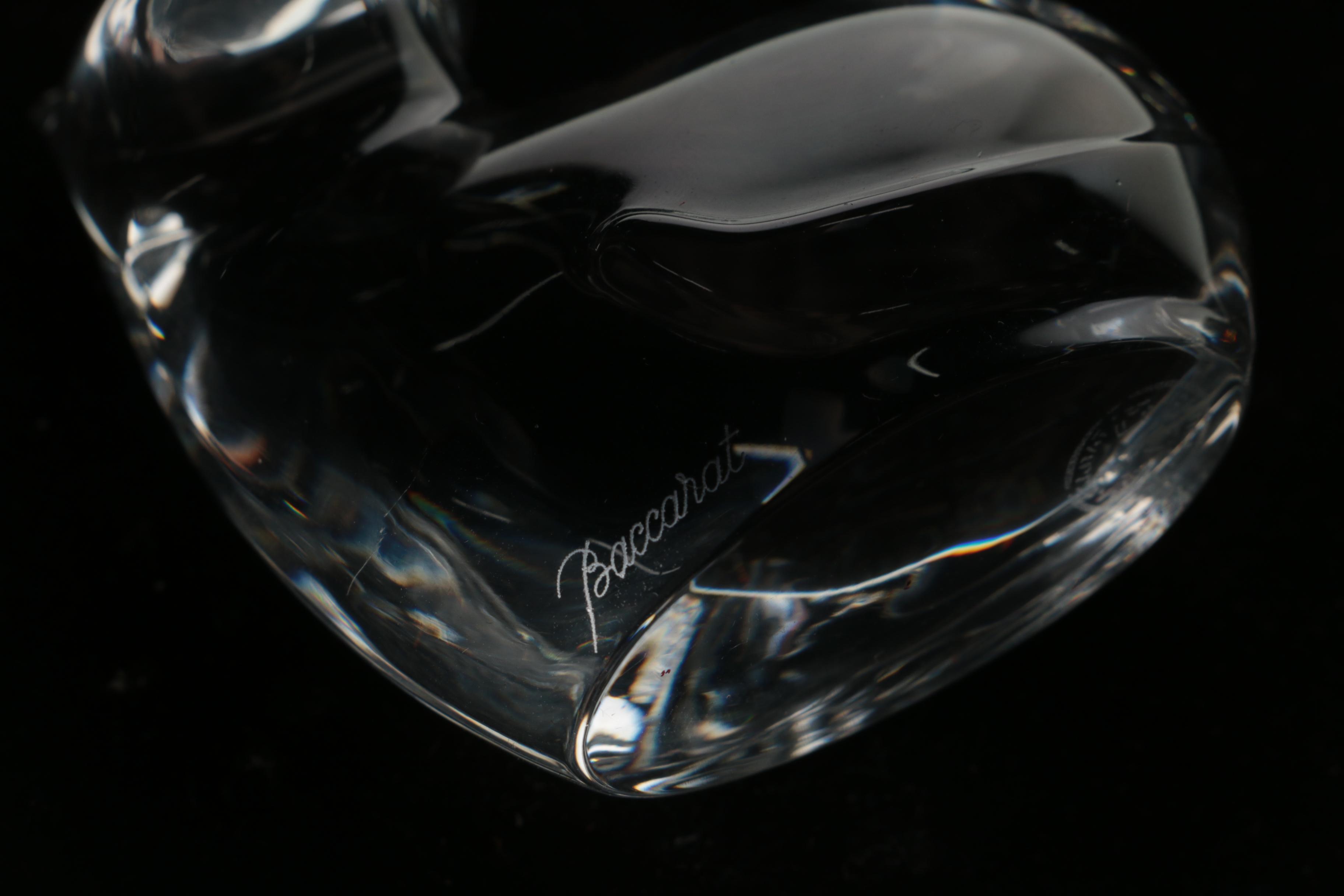 Baccarat Cat Figurine