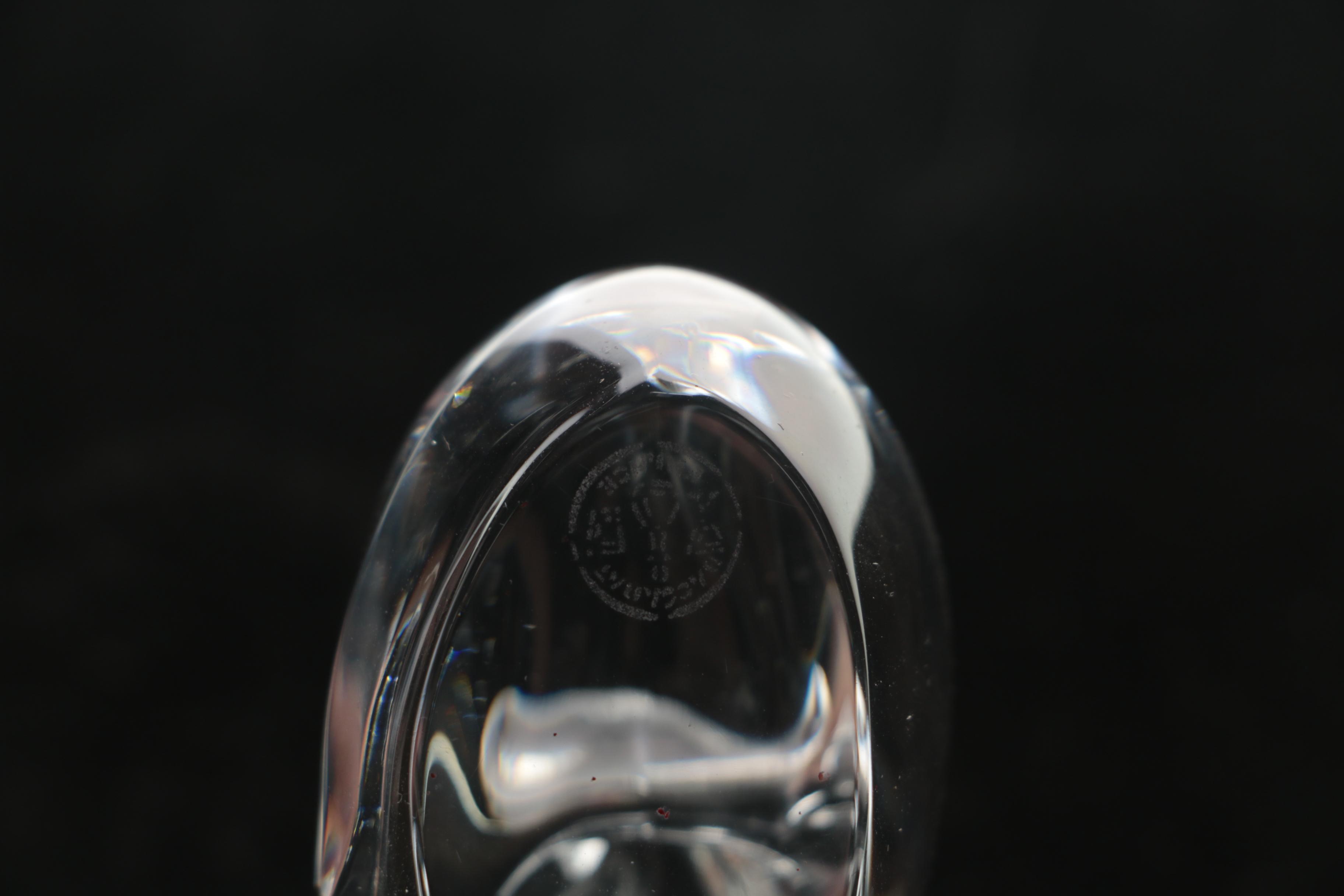 Baccarat Cat Figurine