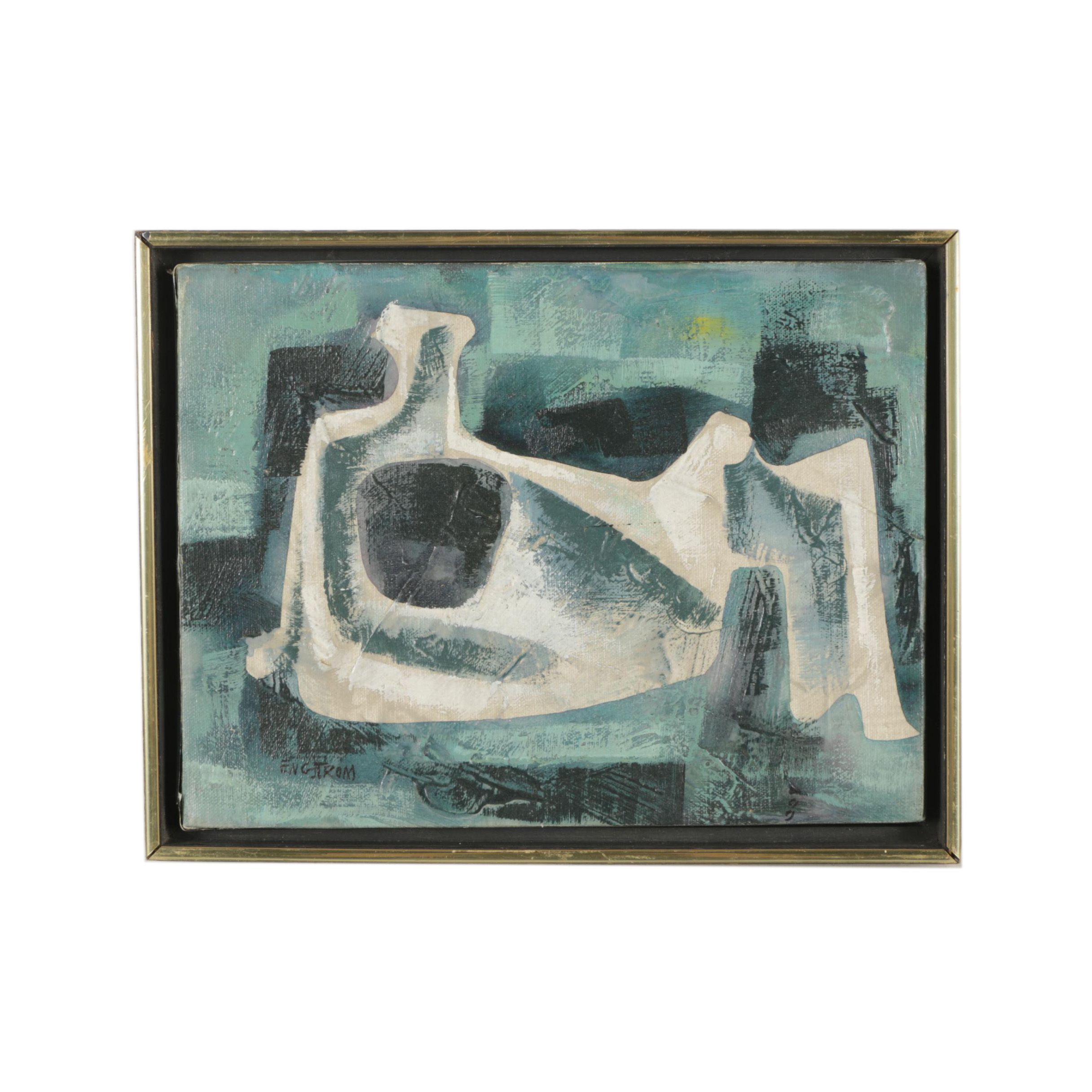 Magnus Engstrom Abstract Oil Painting