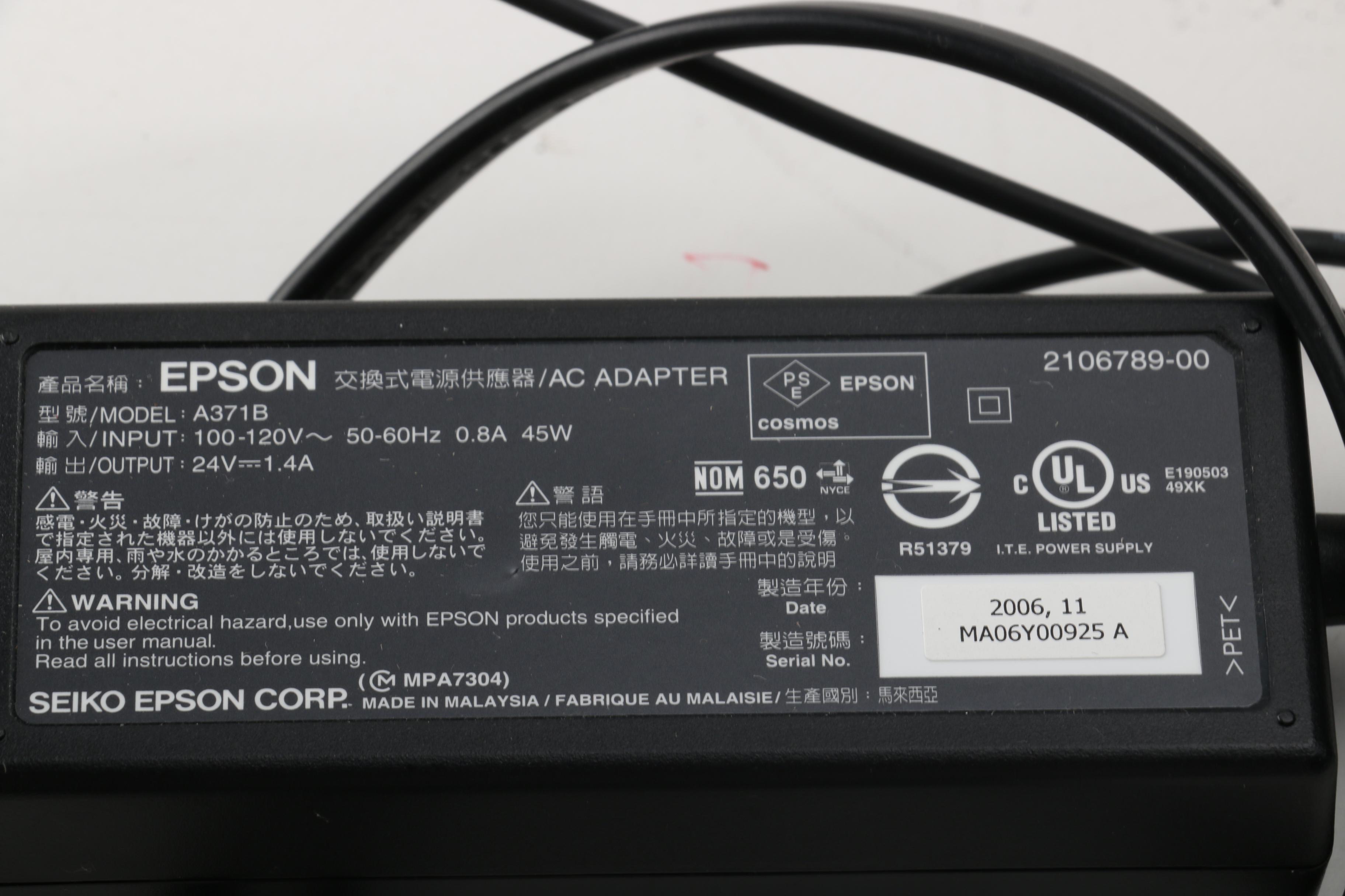 Epson Perfection V700 Photo and Film Scanner