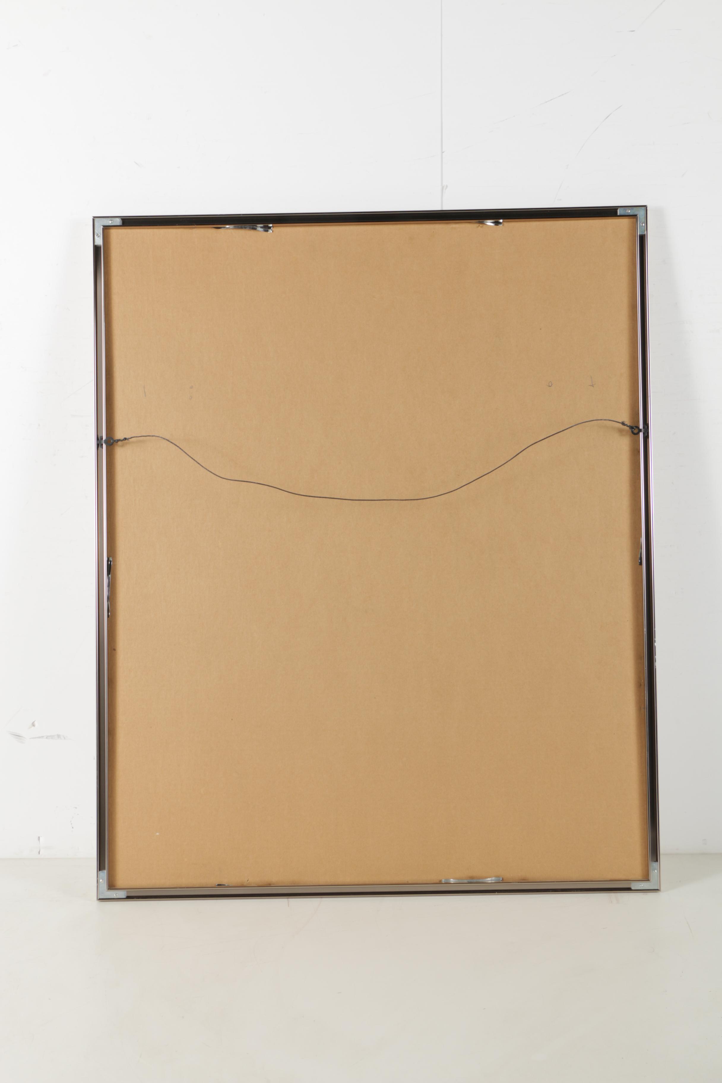 Richard Gilbert 1976 Serigraph "Last of the Verticals"